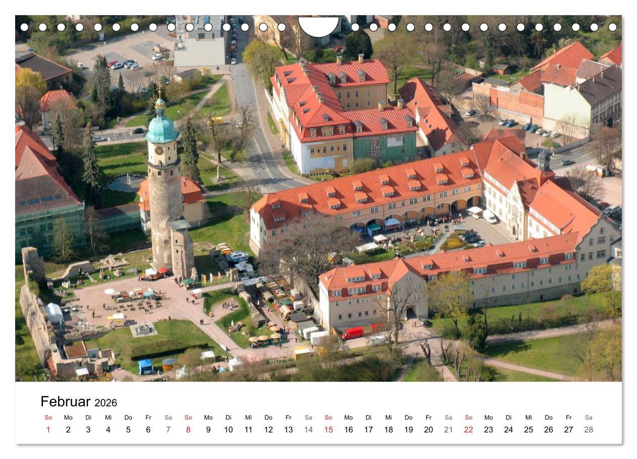 Beispielinhalt (Bild) Thüringen - mit Abstand betrachtet 2026 (Wandkalender 2026 DIN A4 quer), CALVENDO Monatskalender