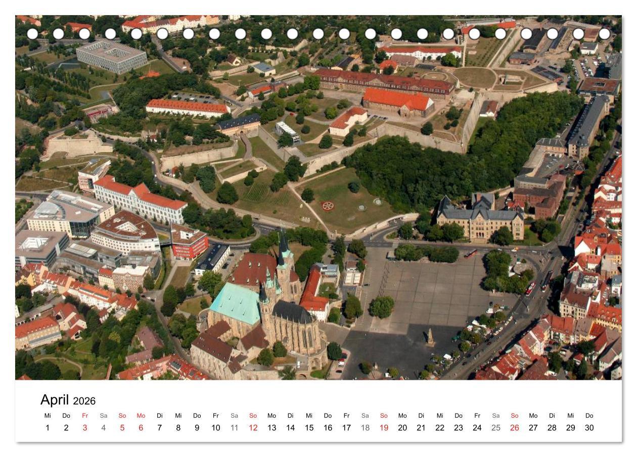 Beispielinhalt (Bild) Thüringen - mit Abstand betrachtet 2026 (Tischkalender 2026 DIN A5 quer), CALVENDO Monatskalender