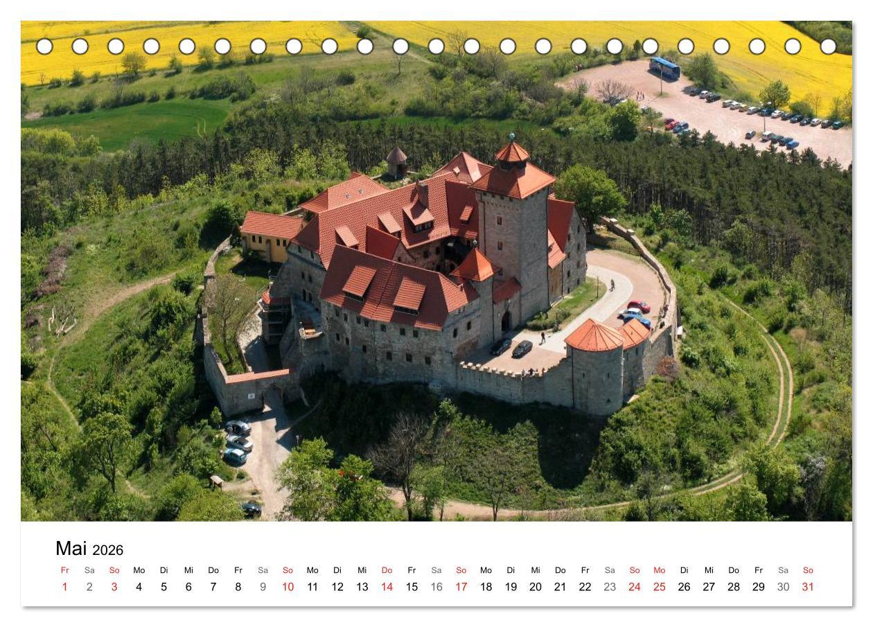 Beispielinhalt (Bild) Thüringen - mit Abstand betrachtet 2026 (Tischkalender 2026 DIN A5 quer), CALVENDO Monatskalender