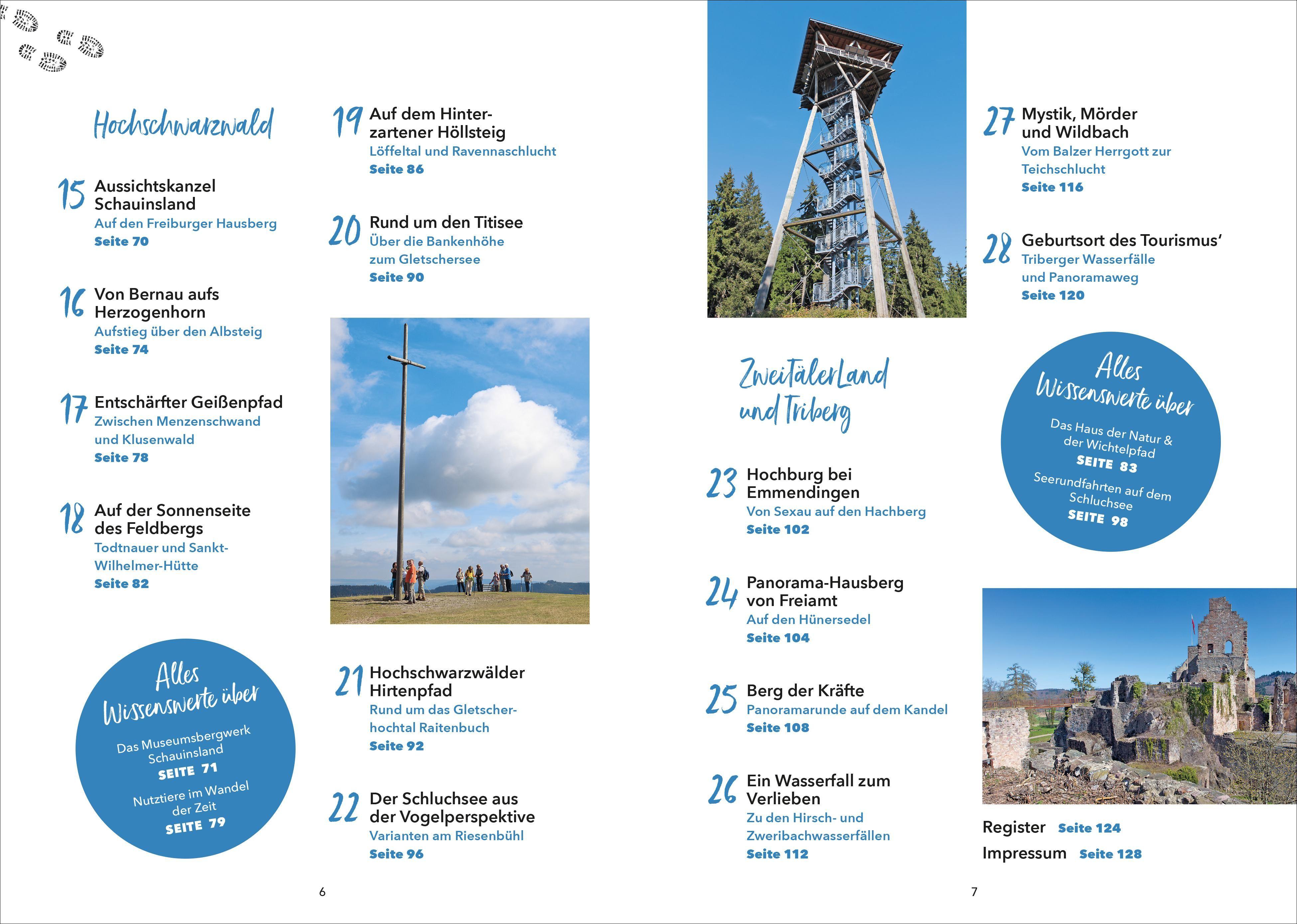 Beispielinhalt (Bild) Wandern für Kurzentschlossene Schwarzwald Süd