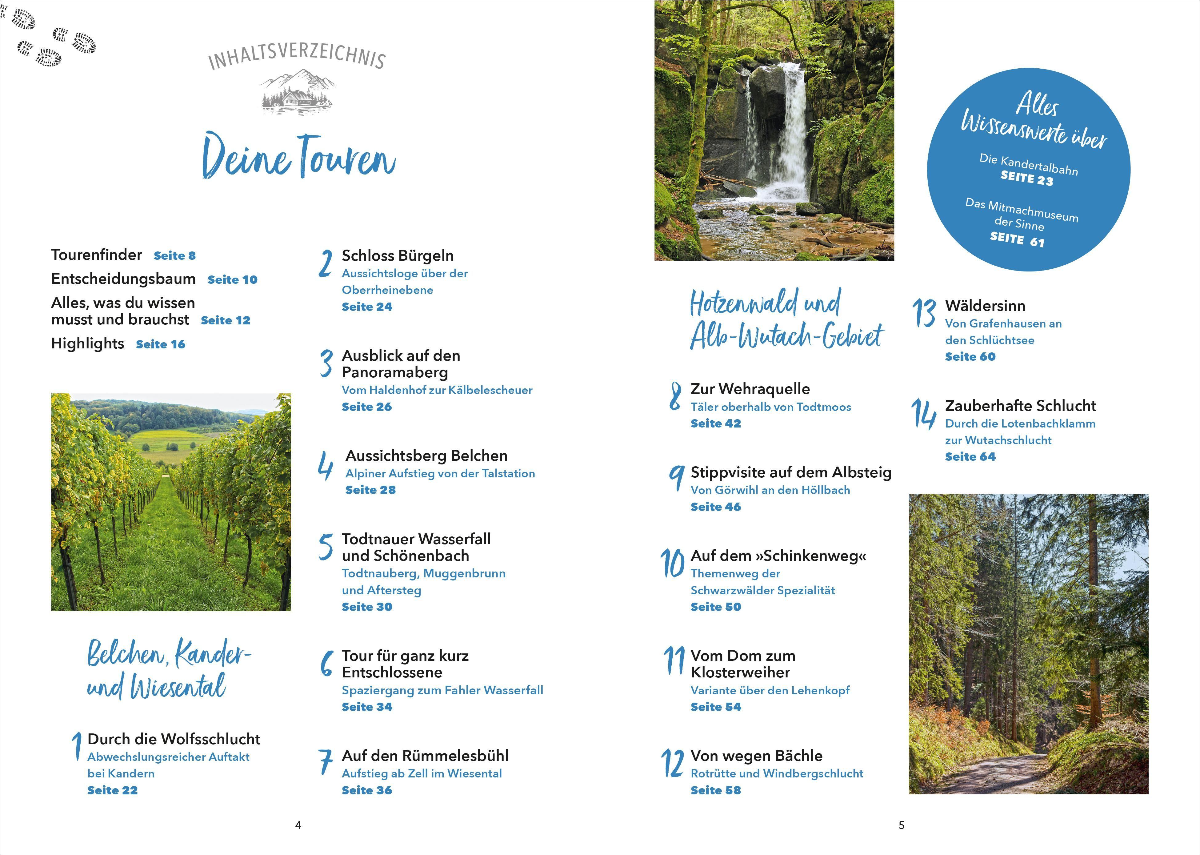 Beispielinhalt (Bild) Wandern für Kurzentschlossene Schwarzwald Süd