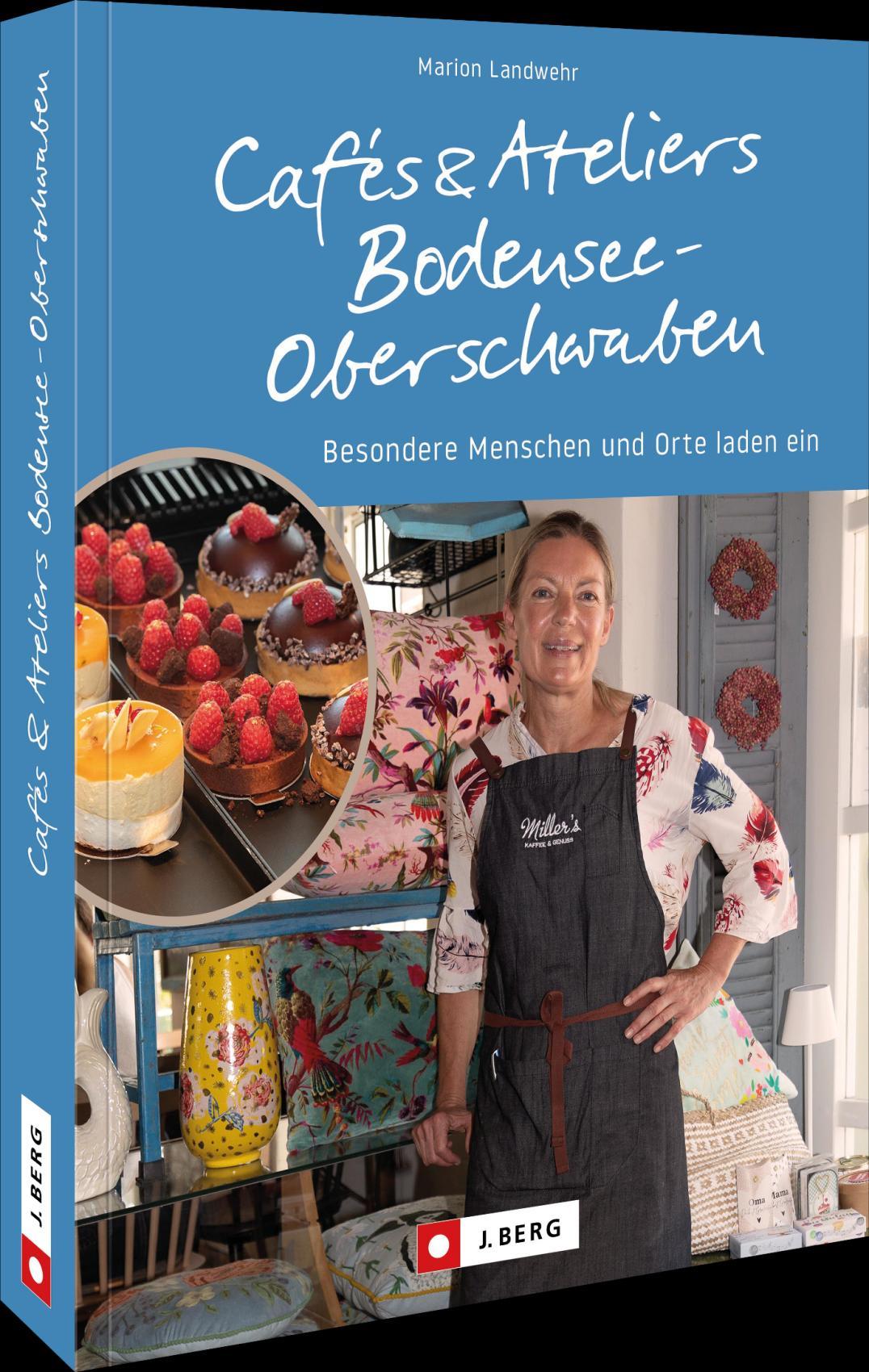 Vorderes Coverbild Cafés und Ateliers Bodensee-Oberschwaben