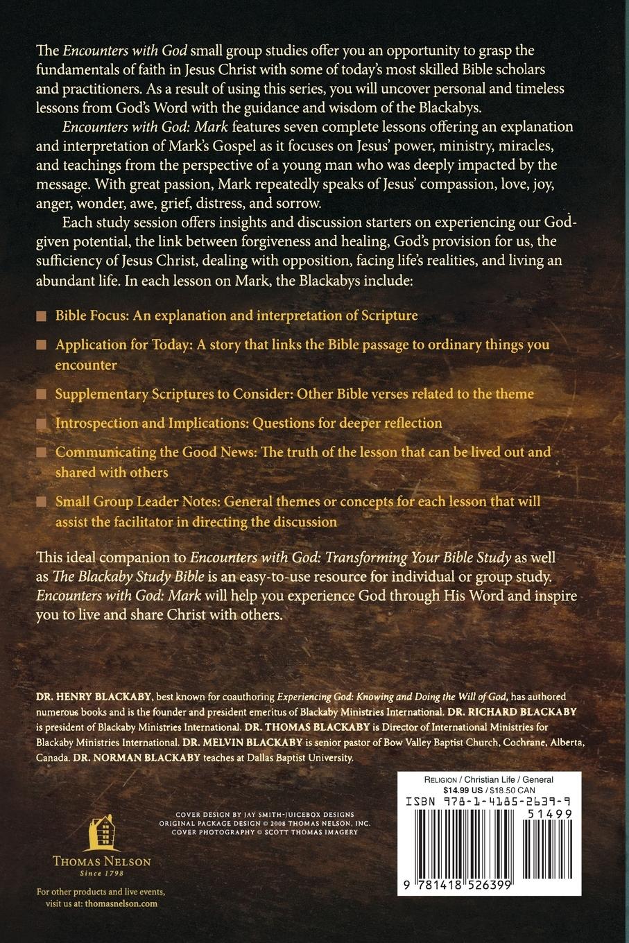 Rückseitencover The Gospel of Mark