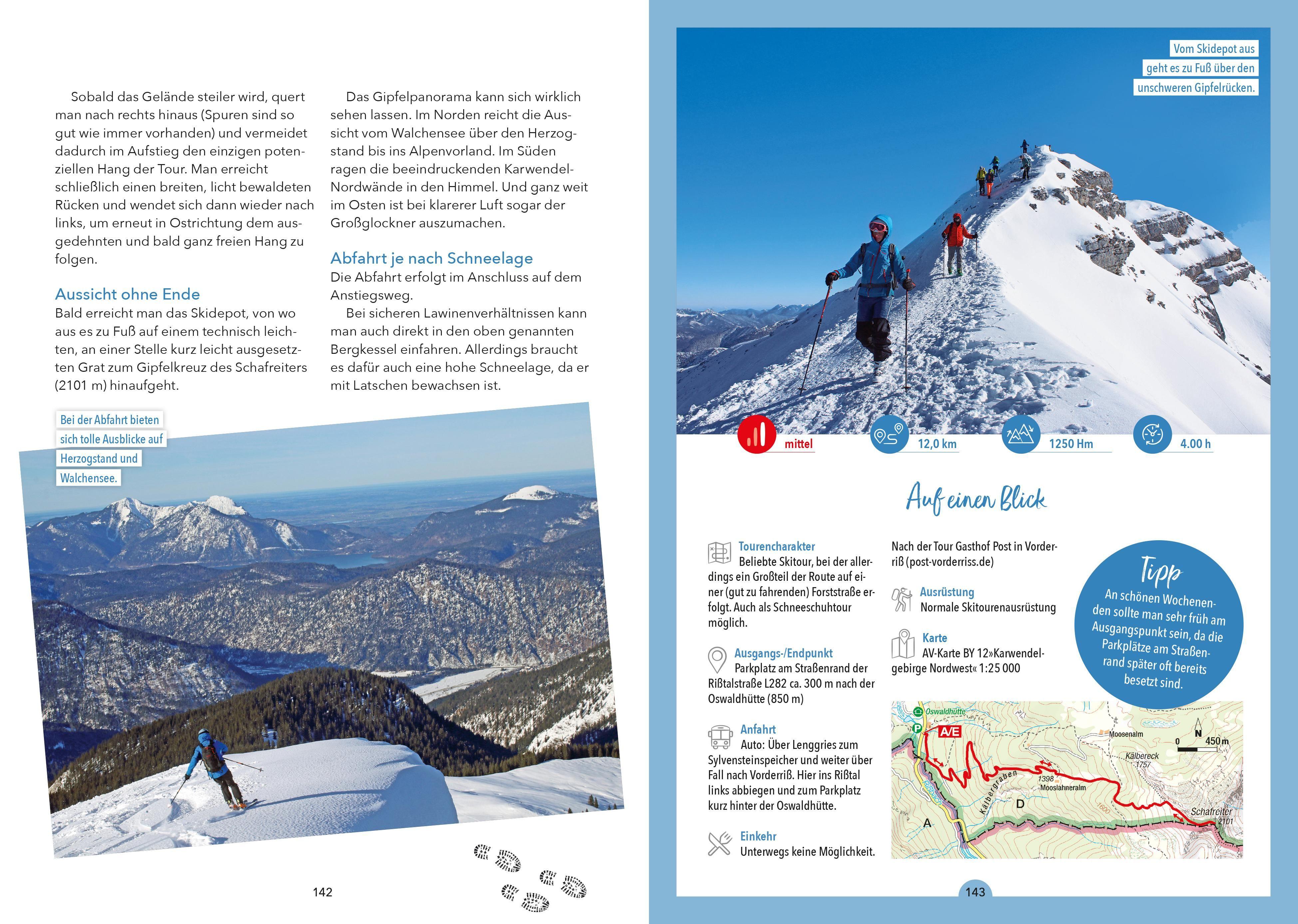 Beispielinhalt (Bild) Wanderungen für jede Jahreszeit Karwendel
