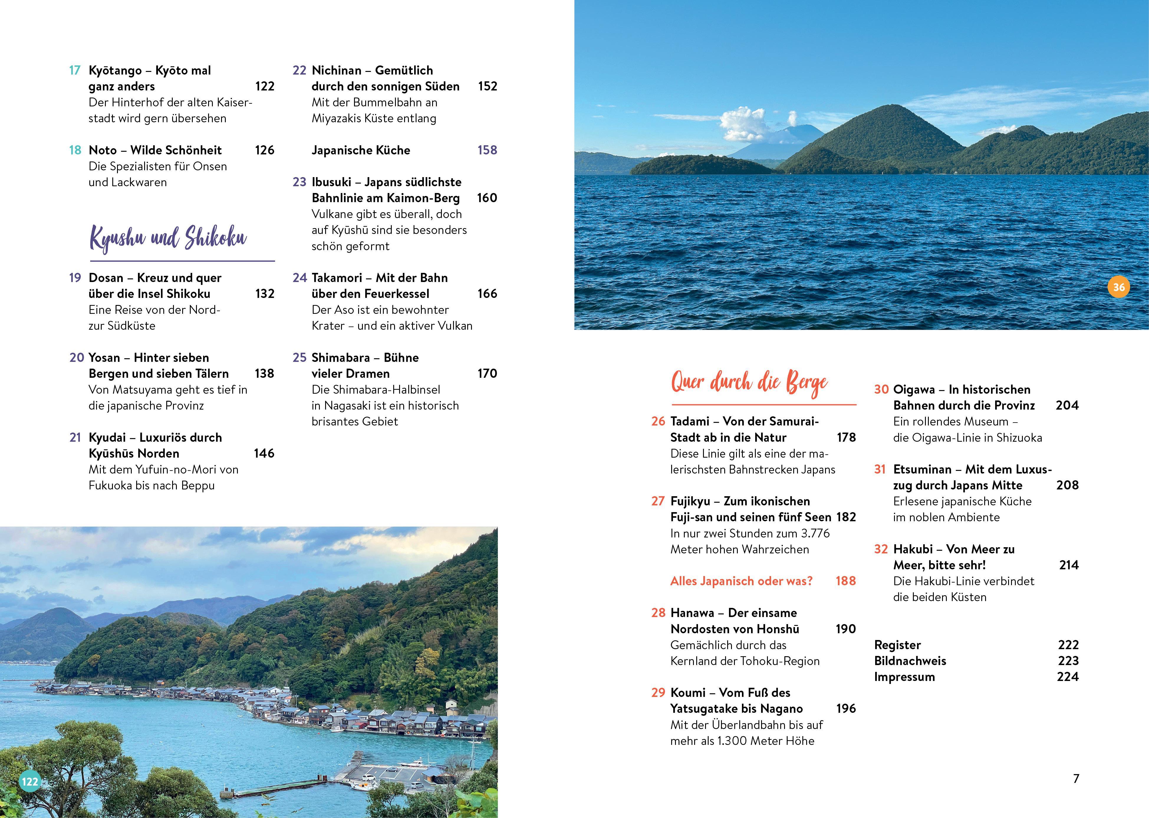 Beispielinhalt (Bild) Japan mit dem Zug entdecken