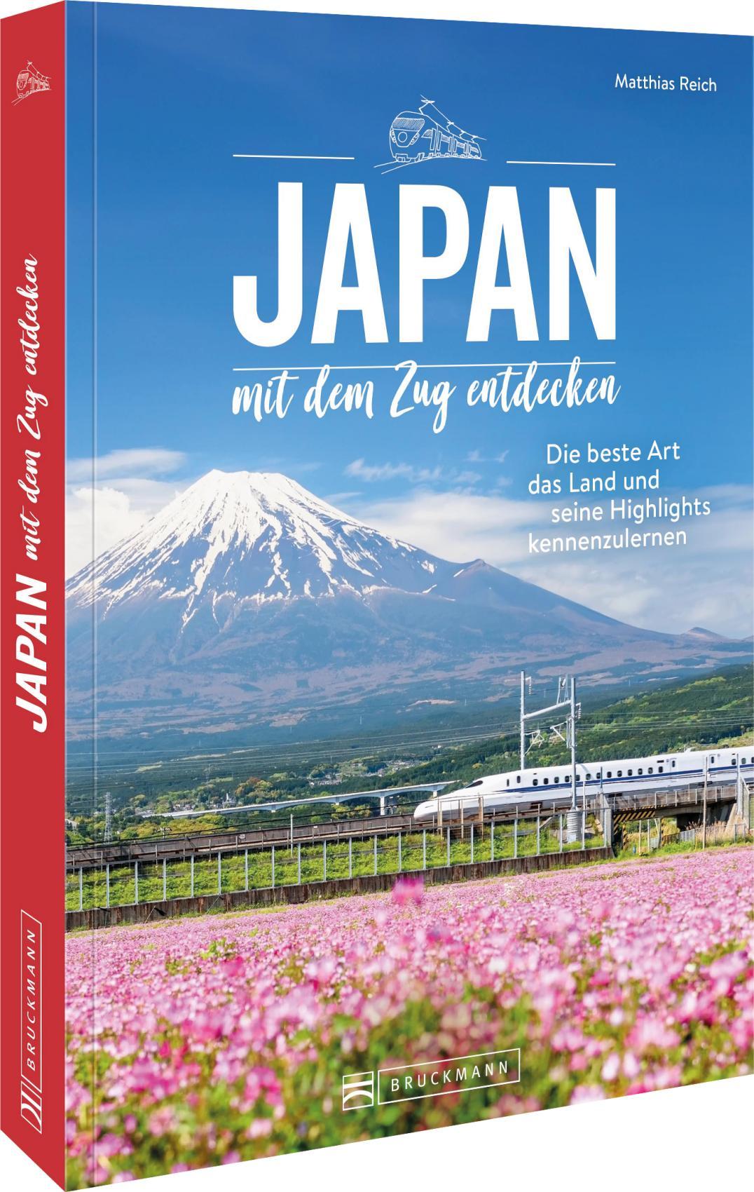 Vorderes Coverbild Japan mit dem Zug entdecken