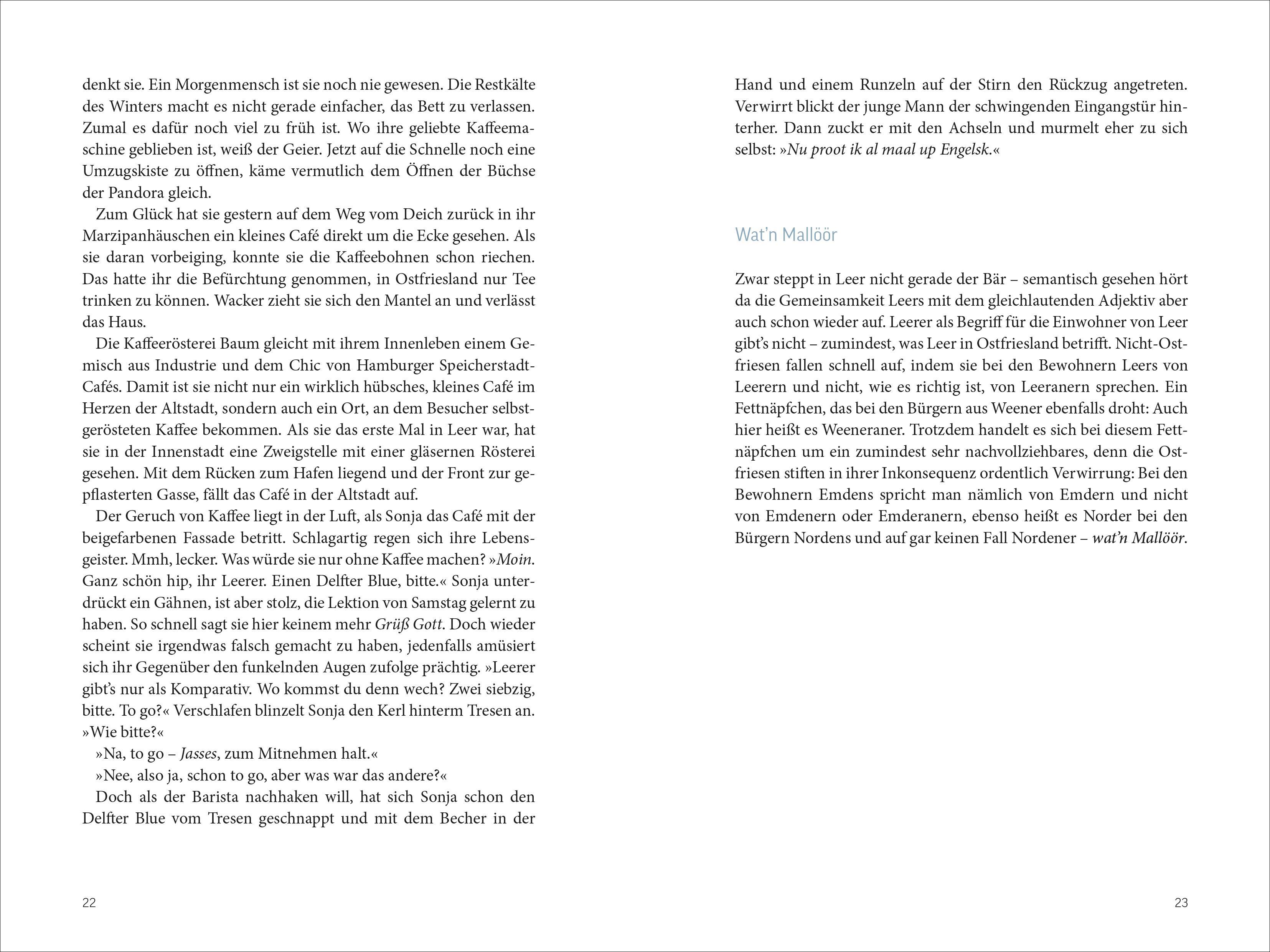 Beispielinhalt (Bild) Fettnäpfchenführer Ostfriesland