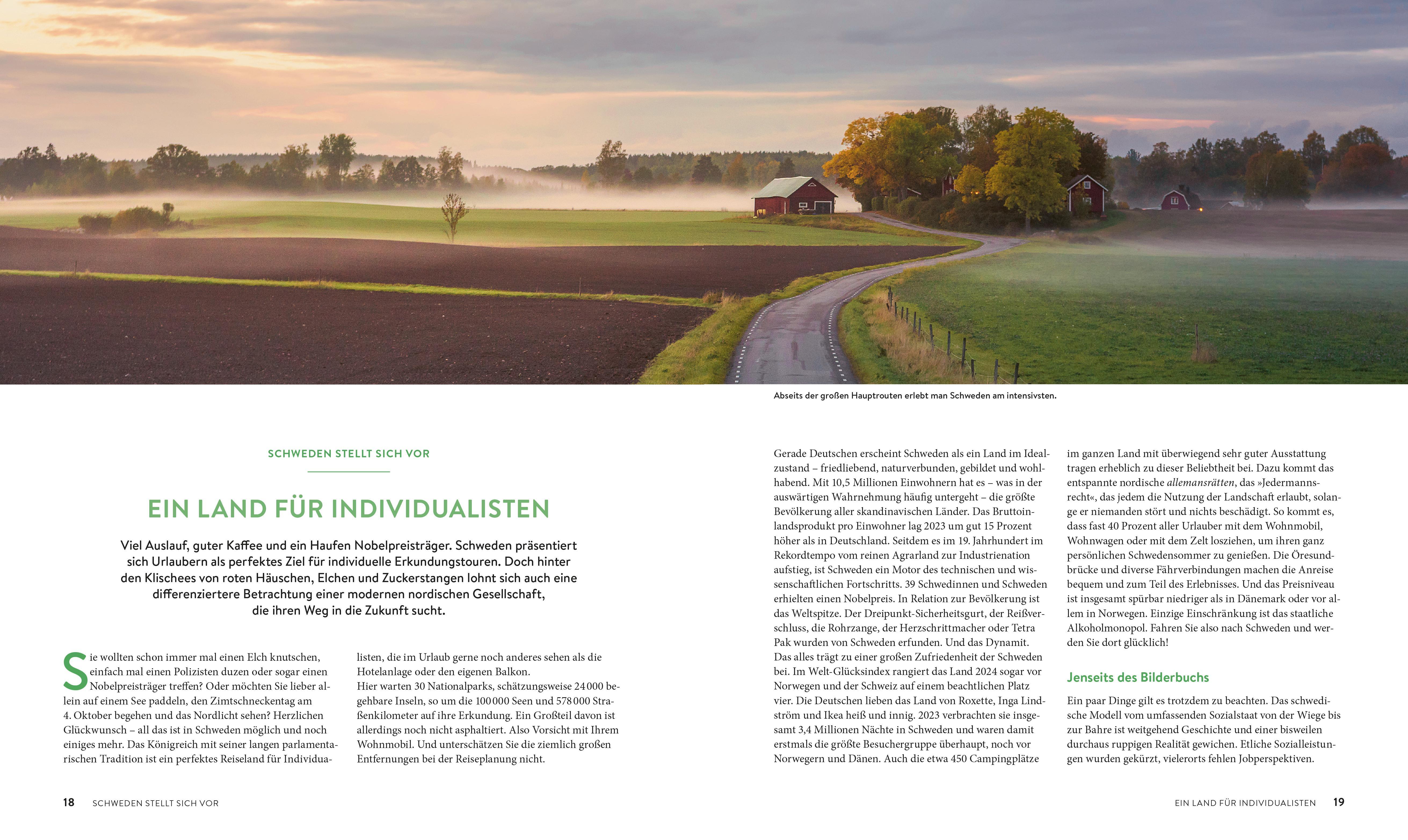 Beispielinhalt (Bild) Roadtrips Schweden