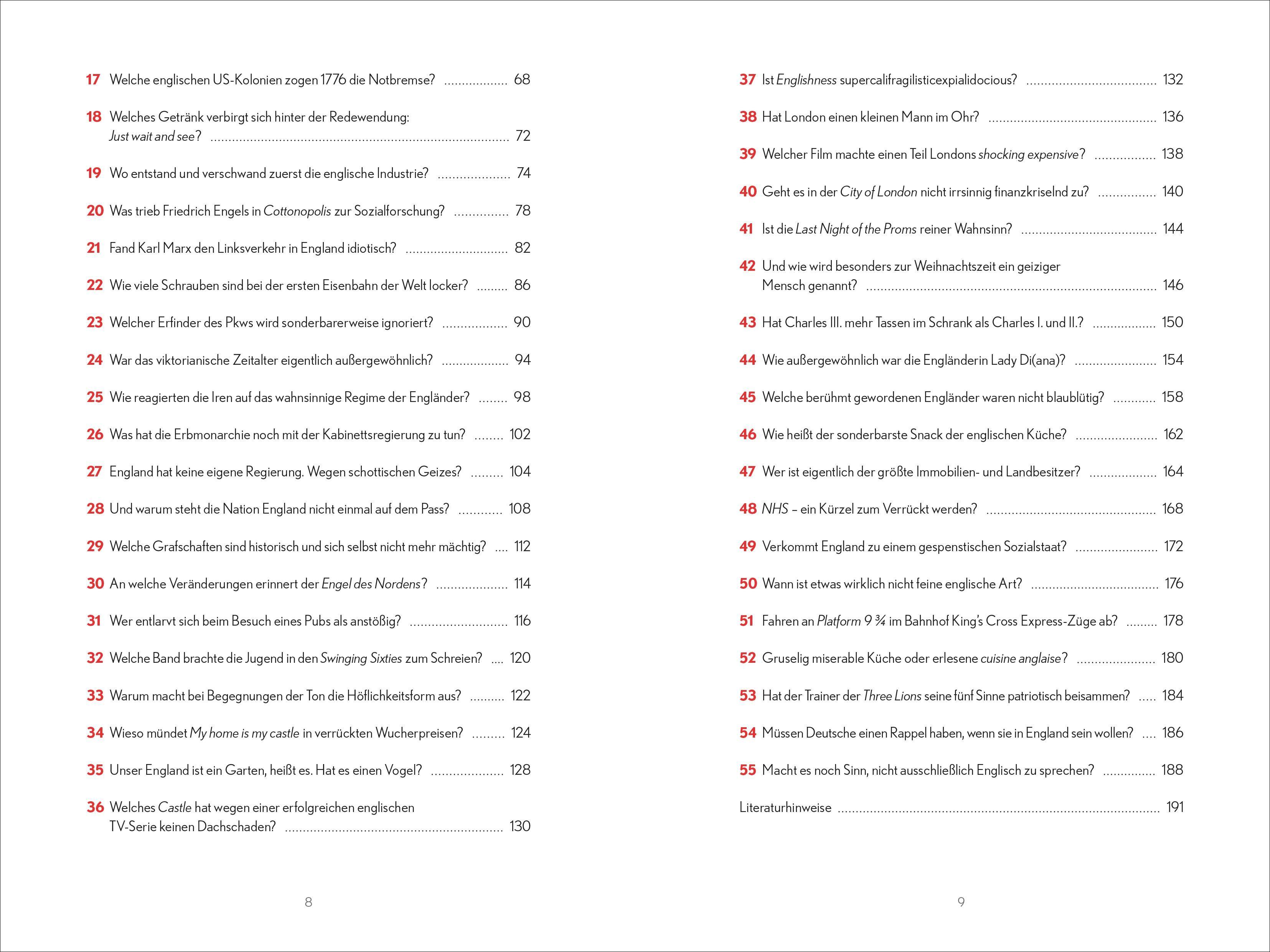 Beispielinhalt (Bild) Weird England