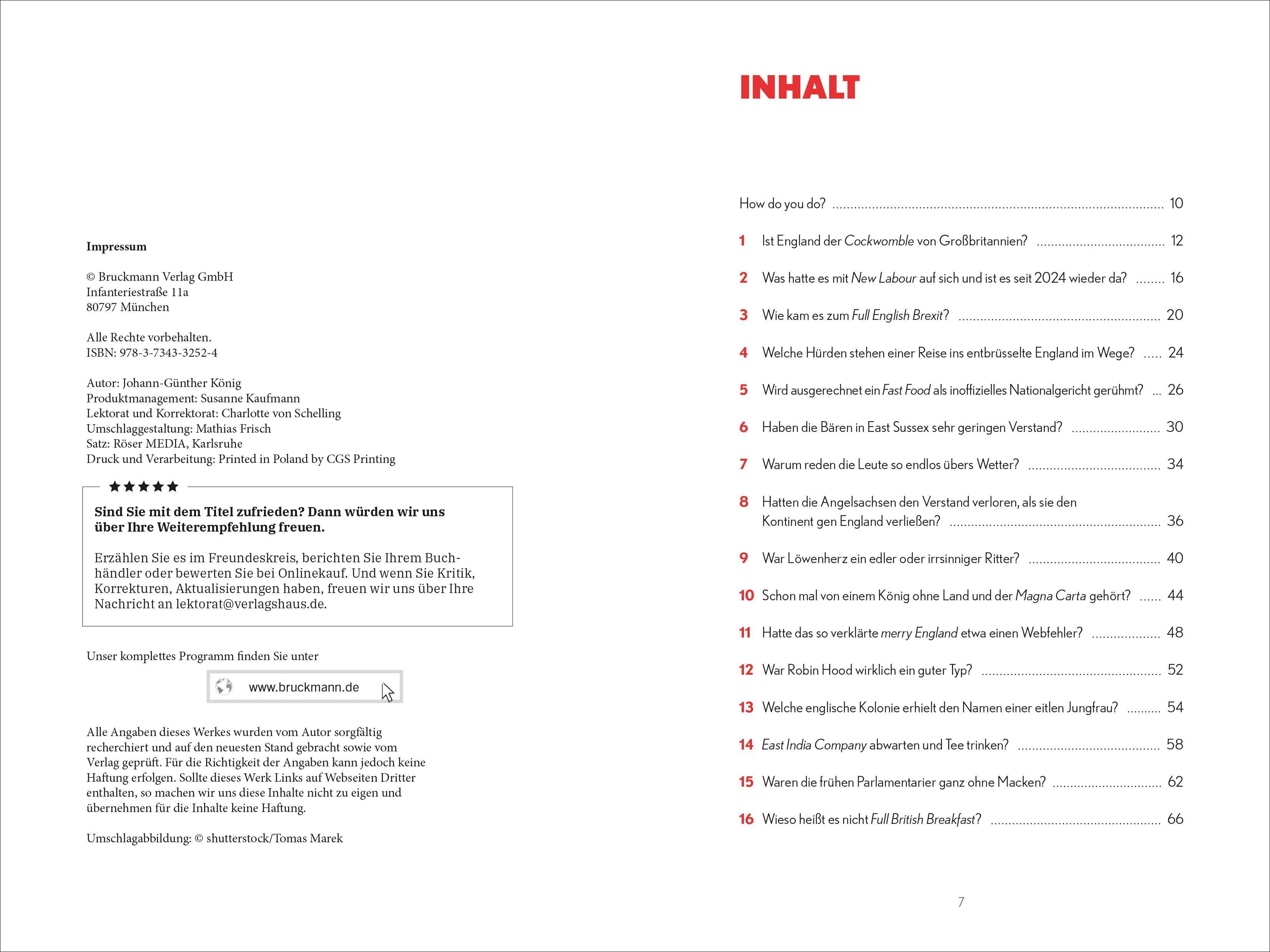 Beispielinhalt (Bild) Weird England