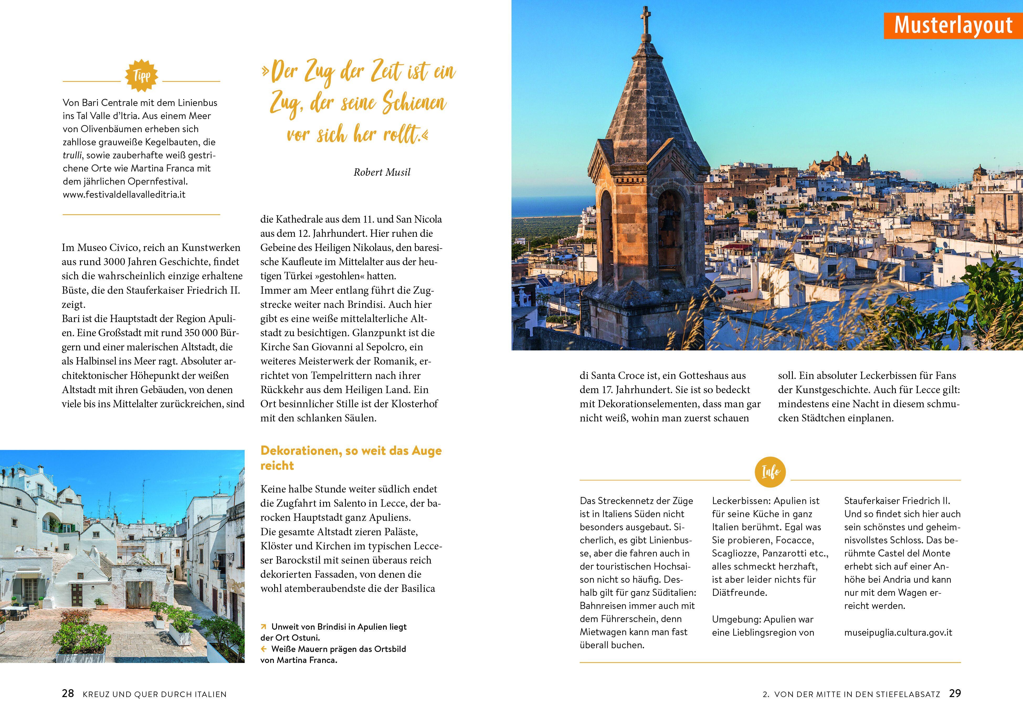 Beispielinhalt (Bild) Guten Morgen, Urlaub!  Europa mit dem Nachtzug