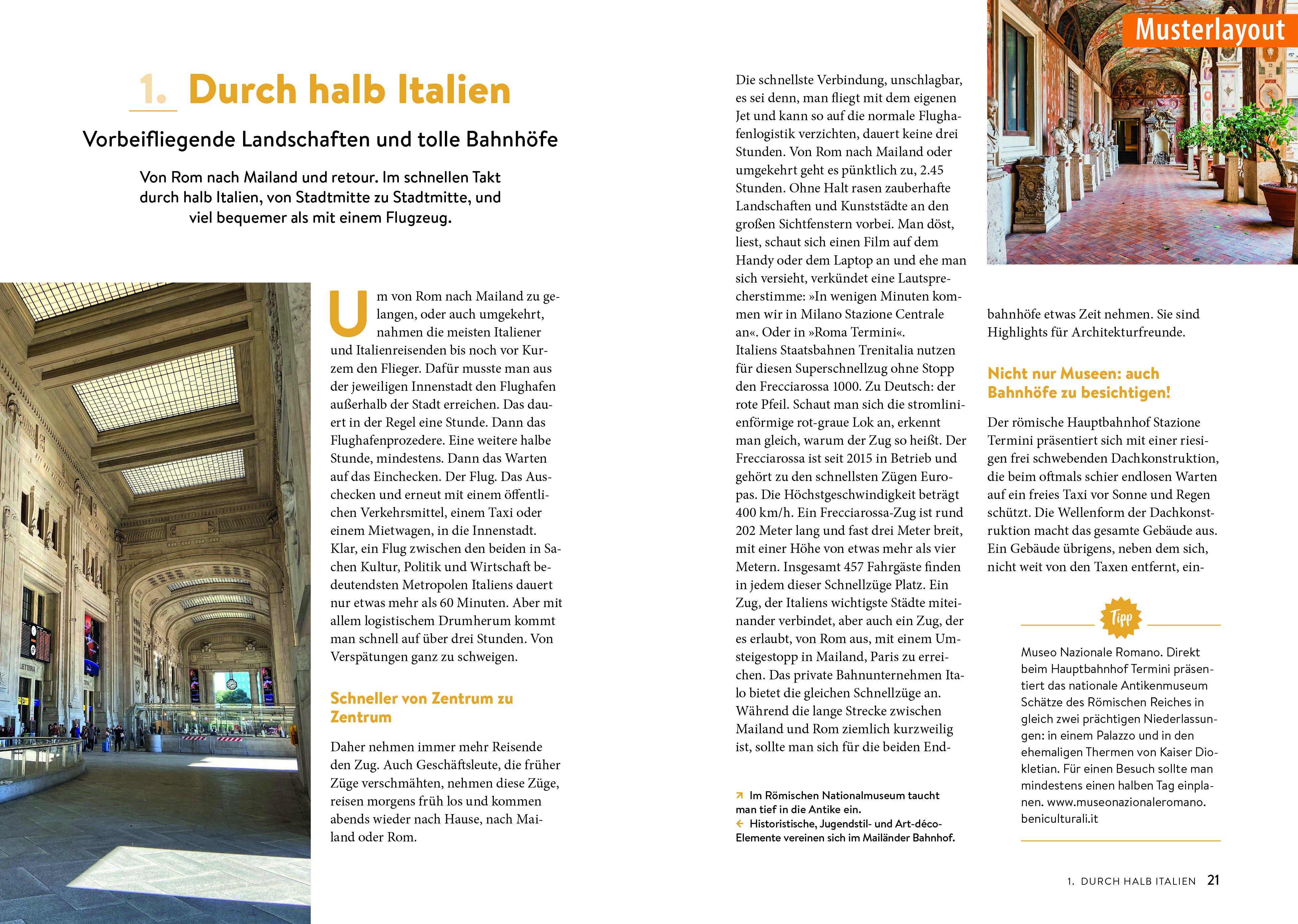 Beispielinhalt (Bild) Guten Morgen, Urlaub!  Europa mit dem Nachtzug