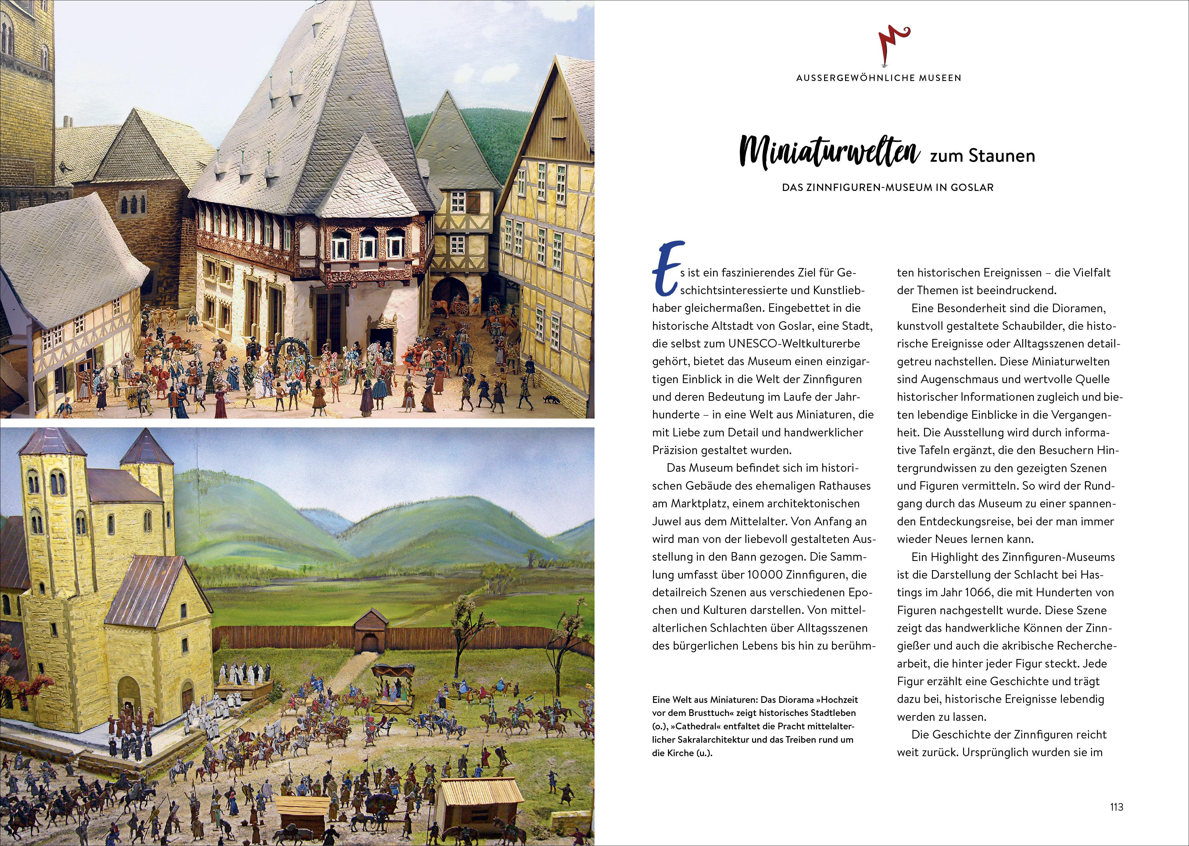Beispielinhalt (Bild) Das Buch der kuriosen Orte im Harz