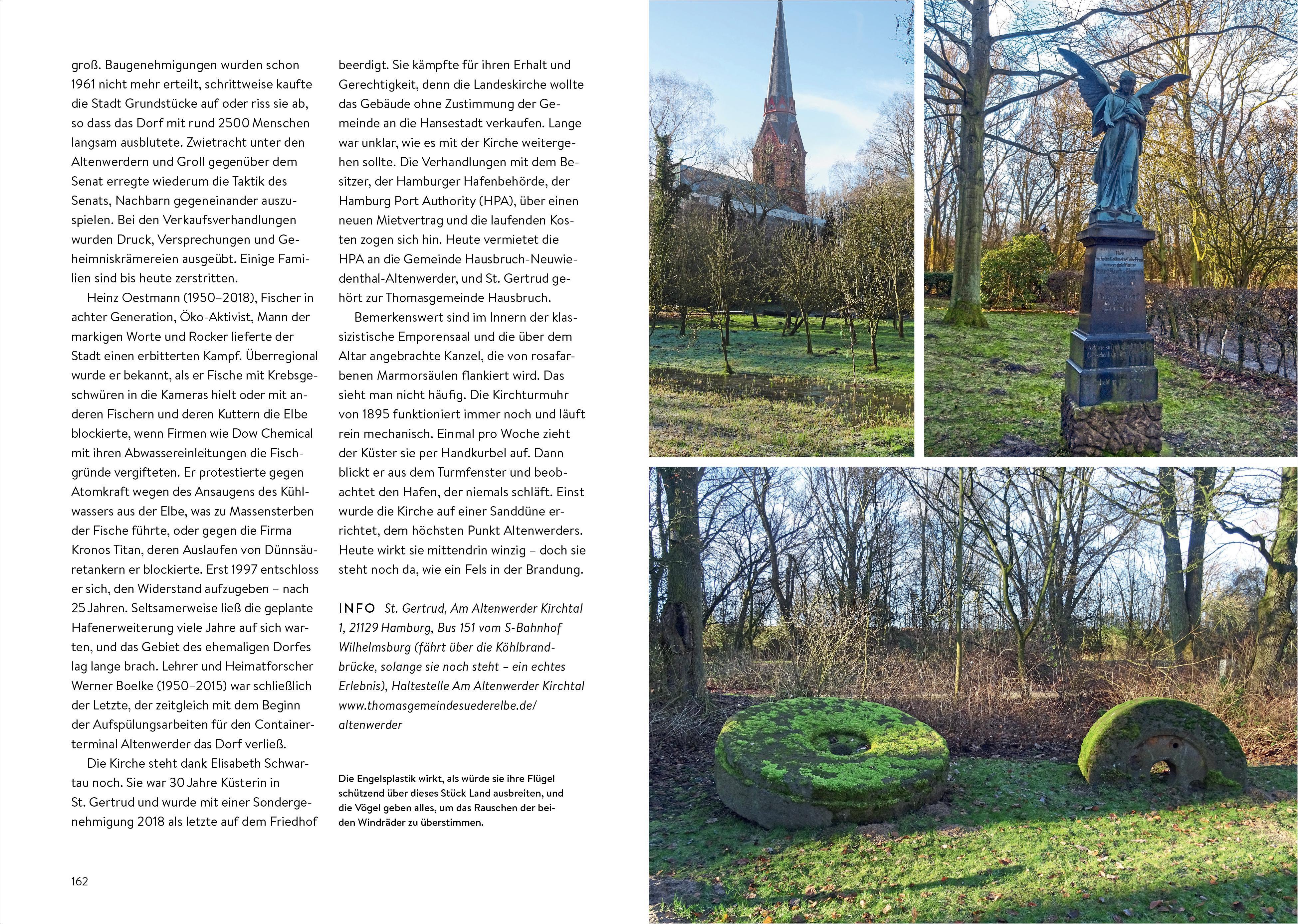 Beispielinhalt (Bild) Das Buch der kuriosen Orte in Hamburg