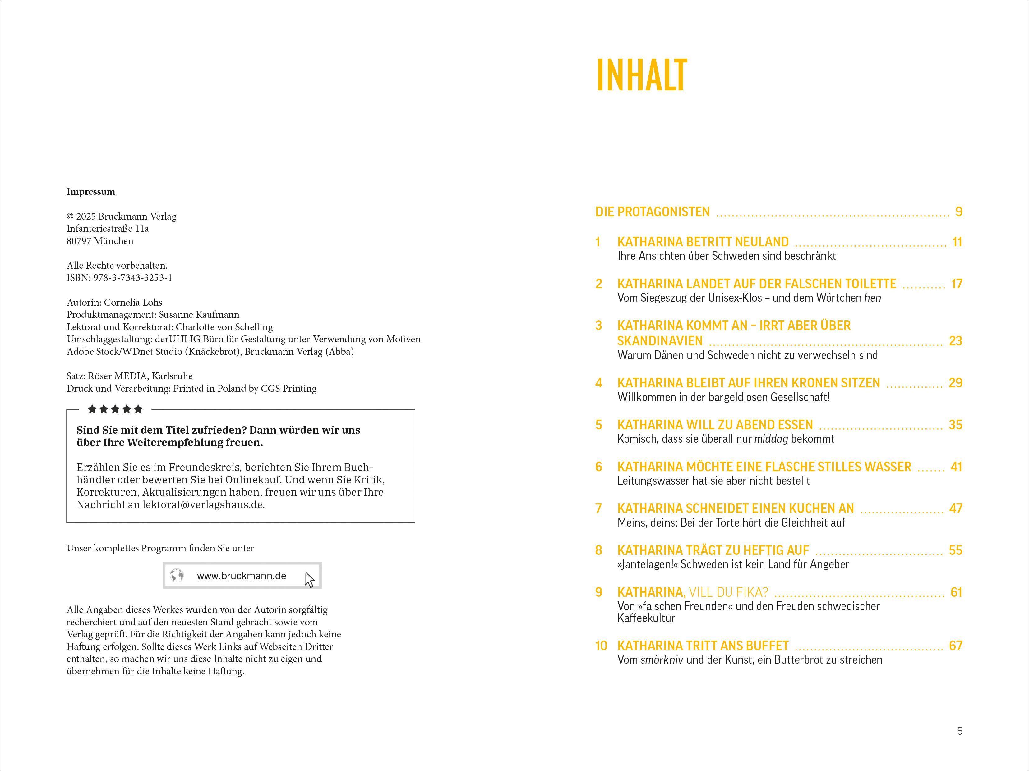 Beispielinhalt (Bild) Fettnäpfchenführer Schweden