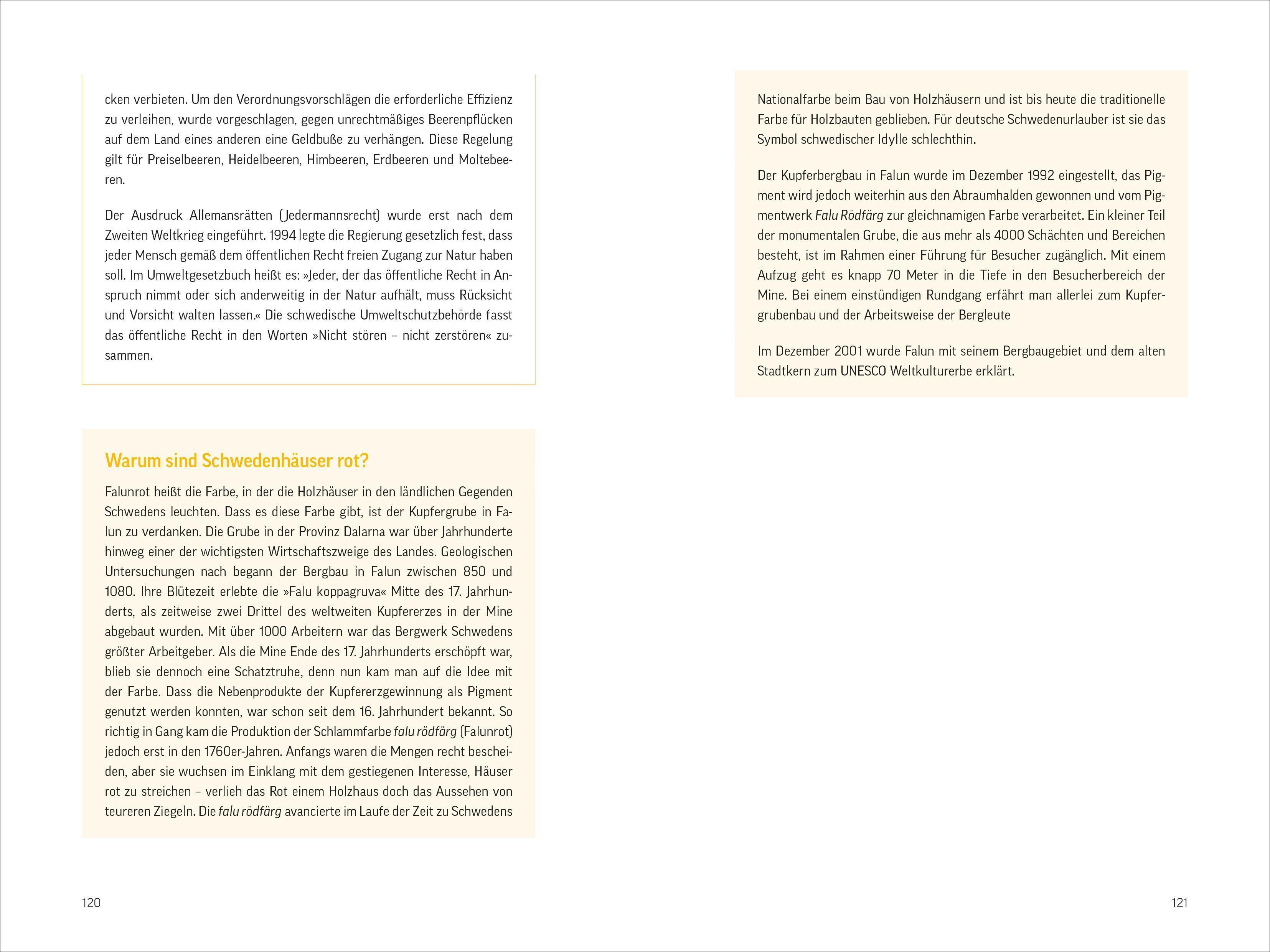 Beispielinhalt (Bild) Fettnäpfchenführer Schweden