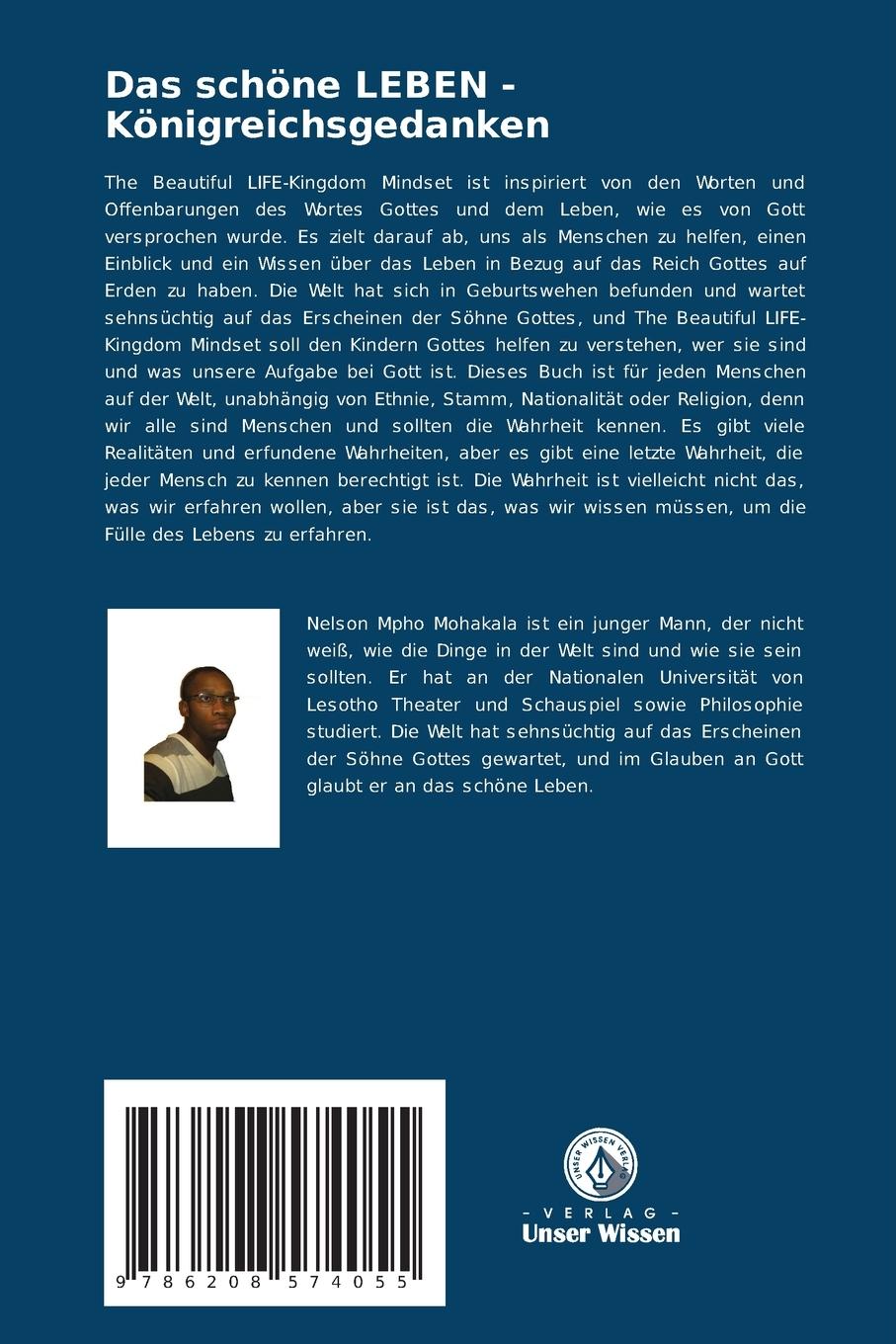 Rückseitencover Das schöne LEBEN - Königreichsgedanken