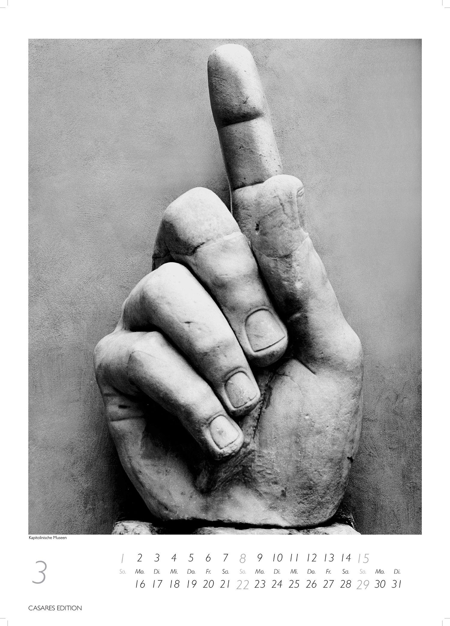 Beispielinhalt (Bild) Rom schwarz-weiss Kalender 2026 - Wandkalender | Fotokalender Italien 59x42cm Grosses Format - . mit Historischen Motiven - Perfekt für Kunst, Architektur & Rom-Liebhaber