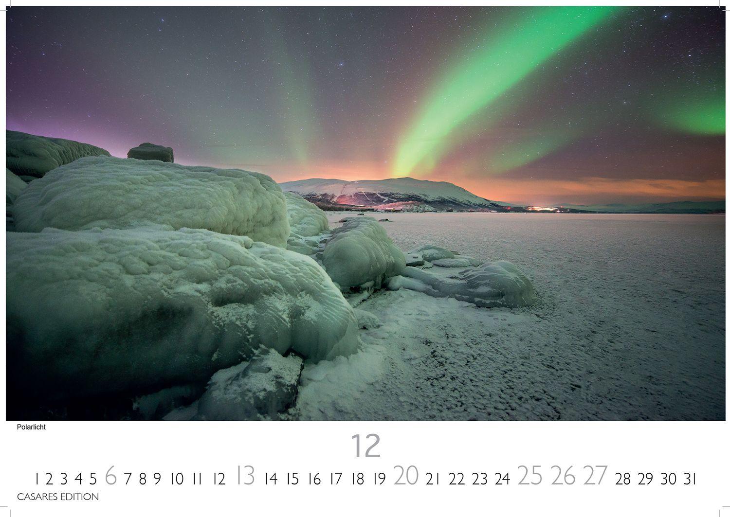 Beispielinhalt (Bild) Grönland Kalender 2026 - Wandkalender | Fotokalender Nordeuropa 24x35cm - . mit beeindruckenden Naturaufnahmen, Perfekt für Natur- und Reisebegeisterte