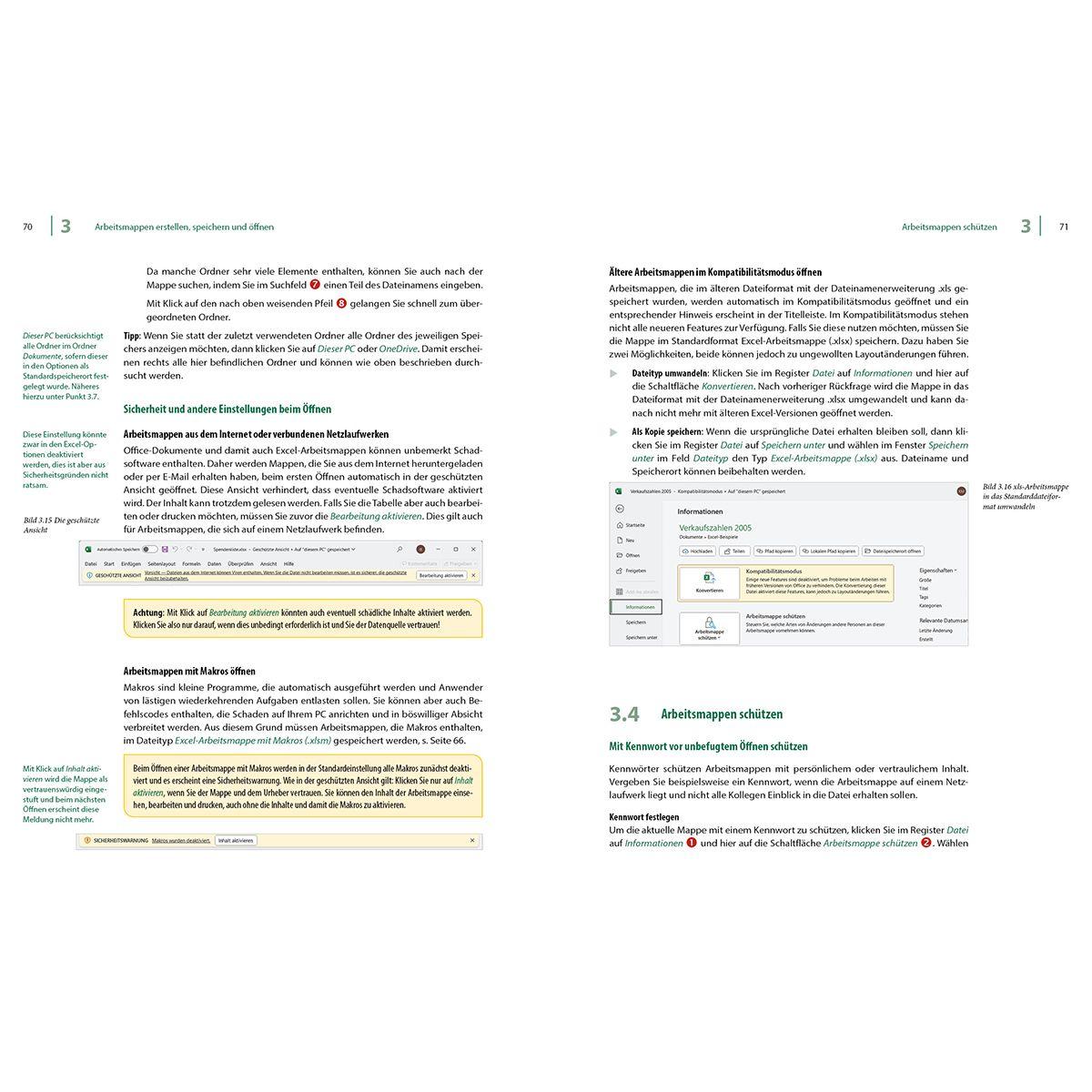 Beispielinhalt (Bild) Excel 2024 - Stufe 1: Grundlagen