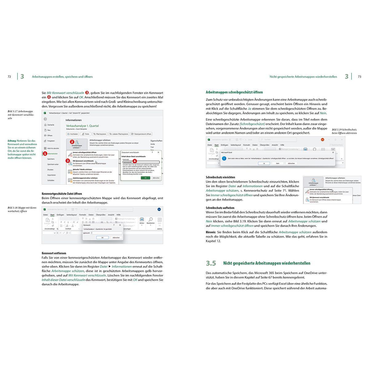 Beispielinhalt (Bild) Excel 2024 - Stufe 1: Grundlagen