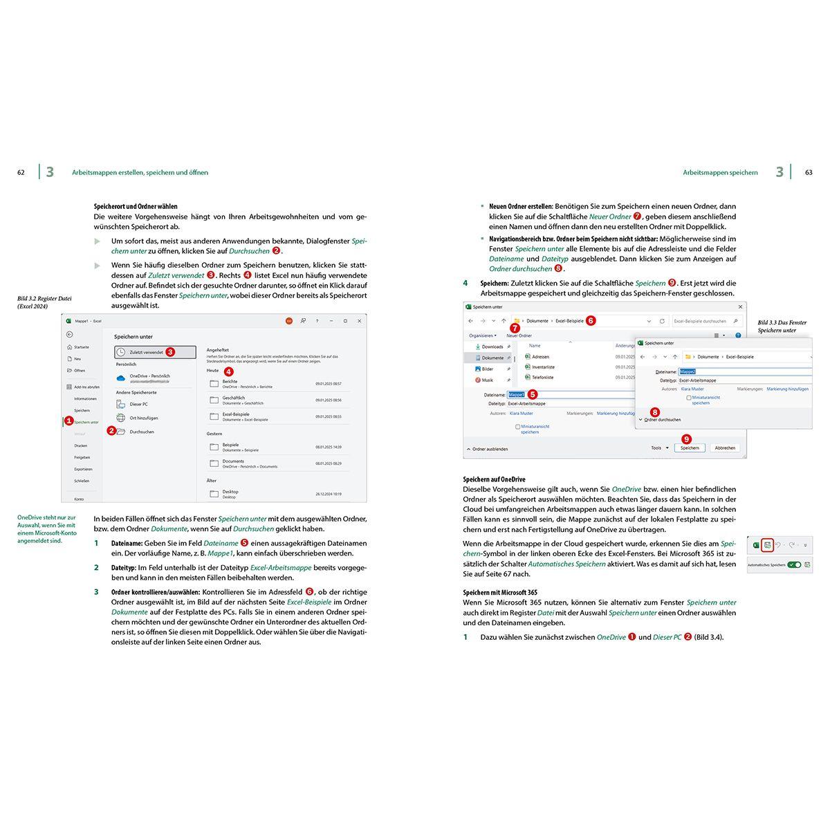 Beispielinhalt (Bild) Excel 2024 - Stufe 1: Grundlagen