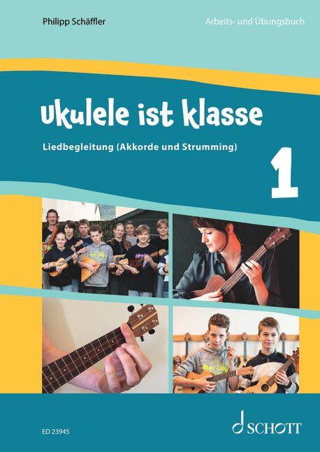 Vorderes Coverbild Ukulele ist klasse Band 1. . Schülerheft