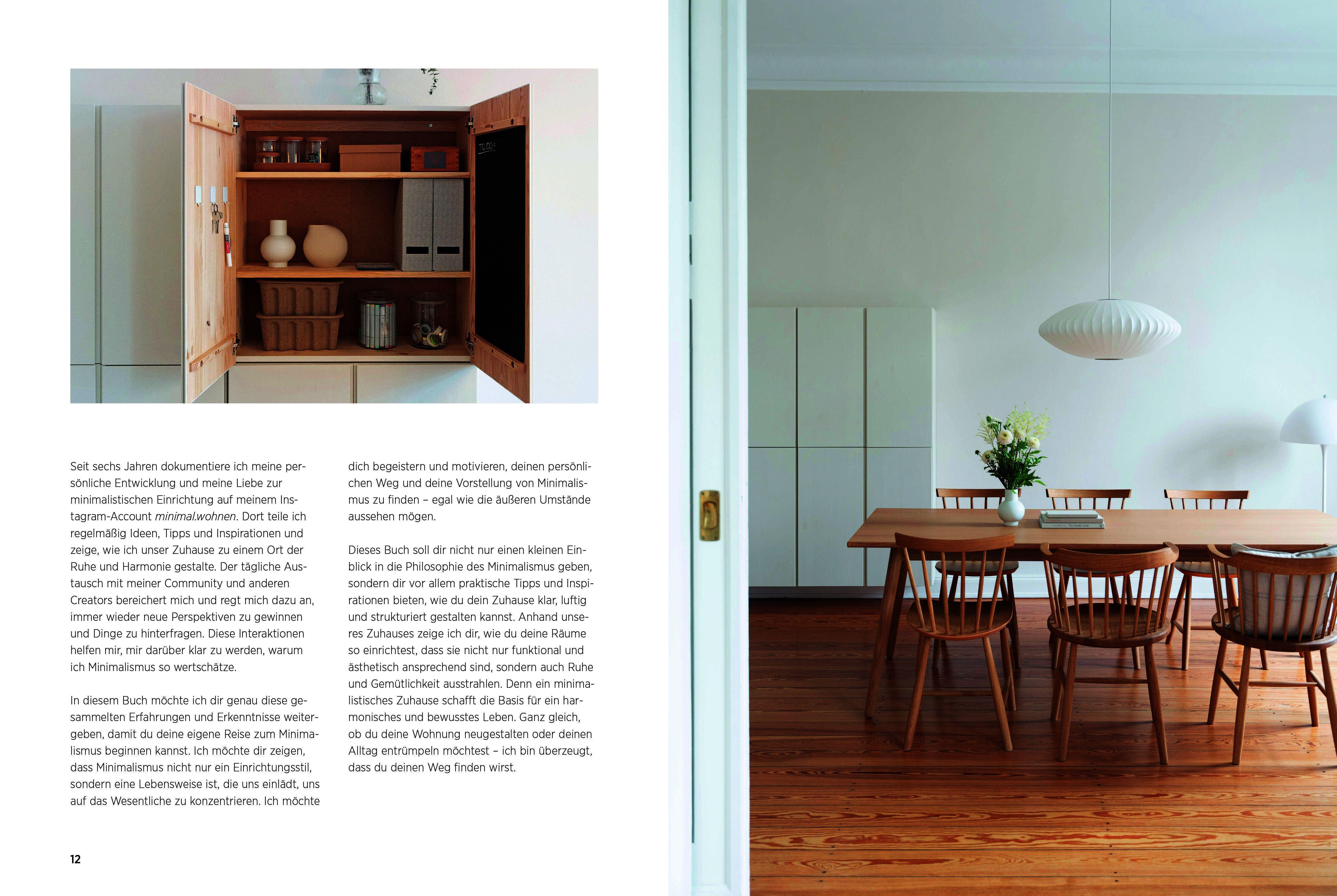 Beispielinhalt (Bild) Minimalistisch wohnen