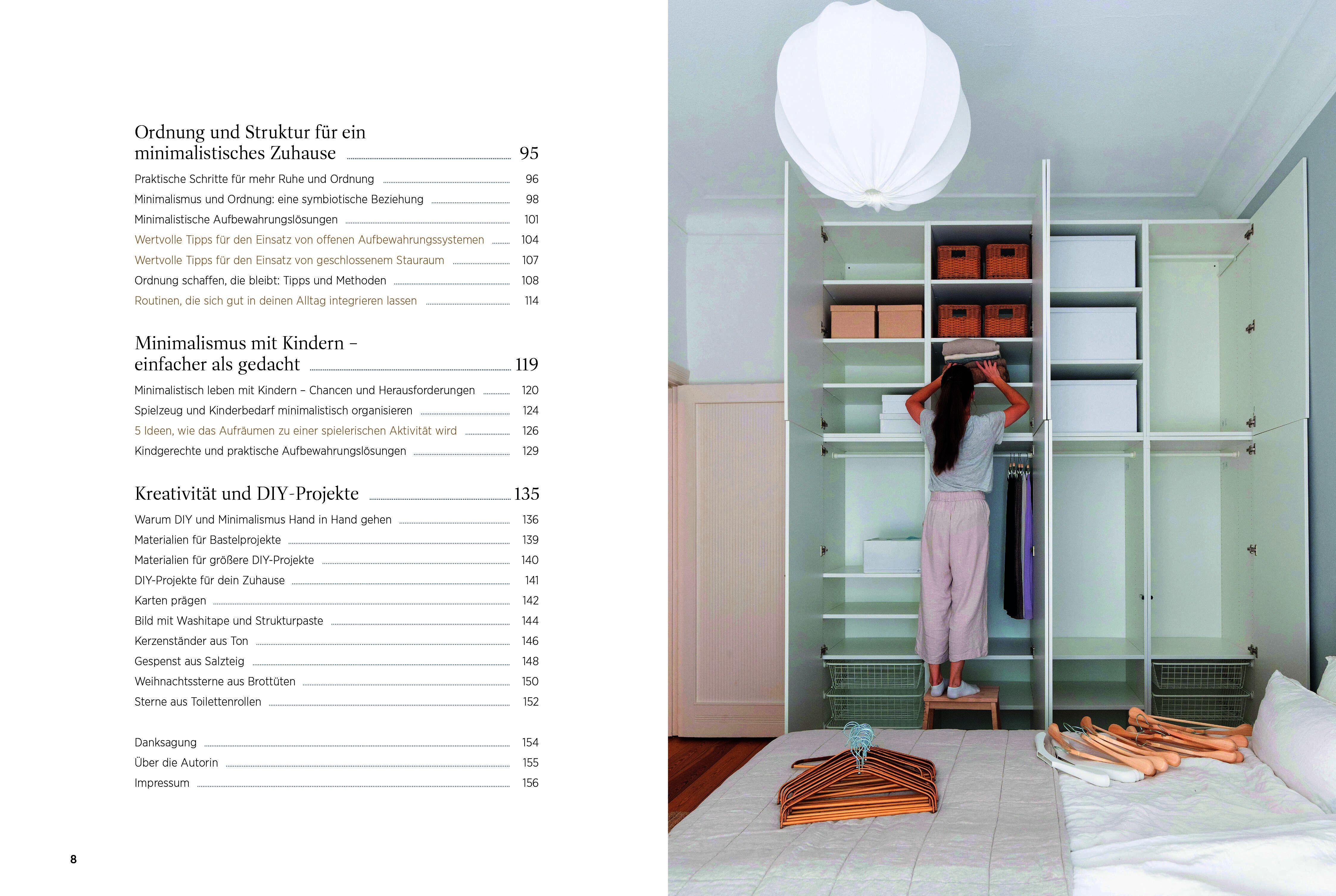 Beispielinhalt (Bild) Minimalistisch wohnen