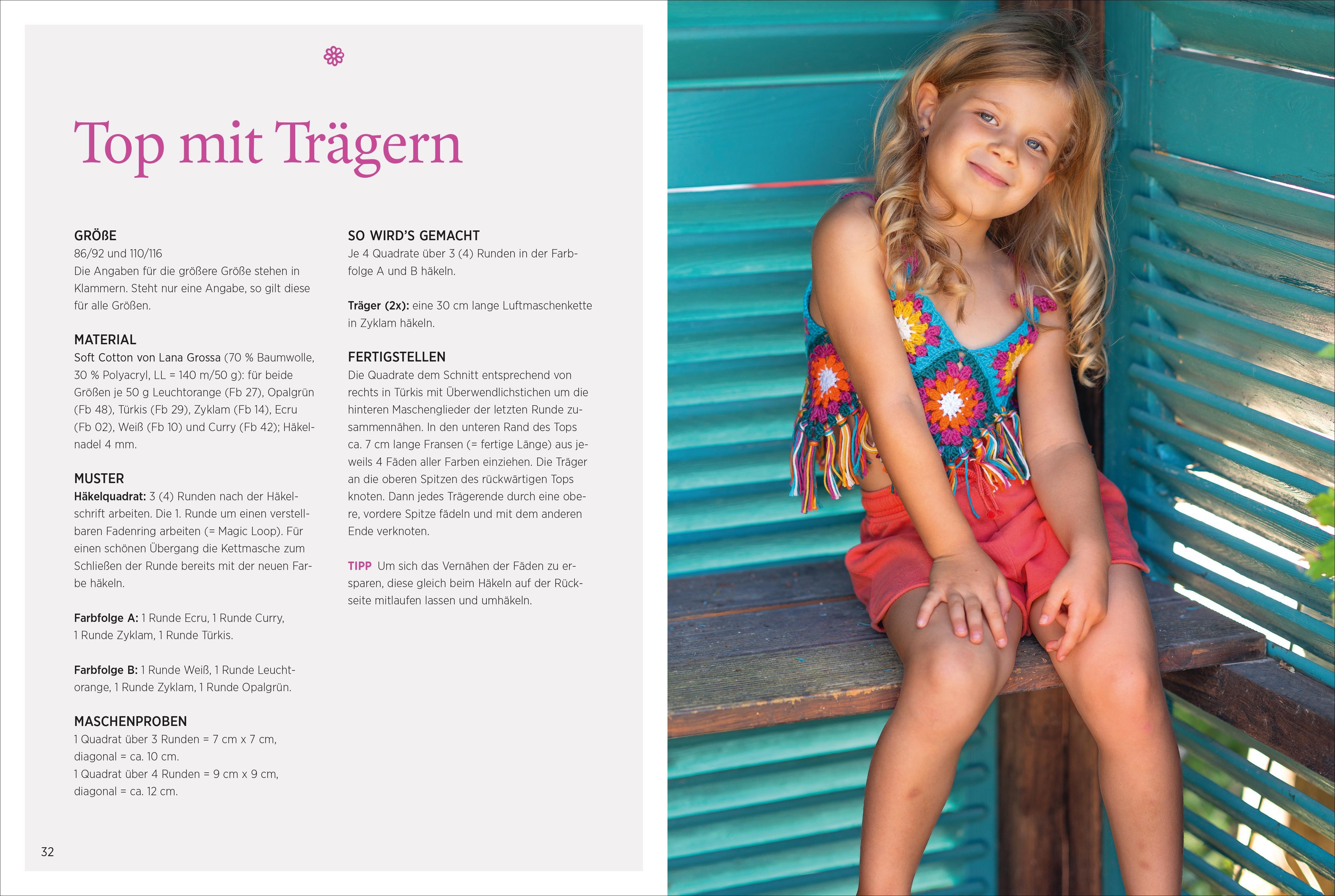 Beispielinhalt (Bild) Granny Squares für die Kleinen