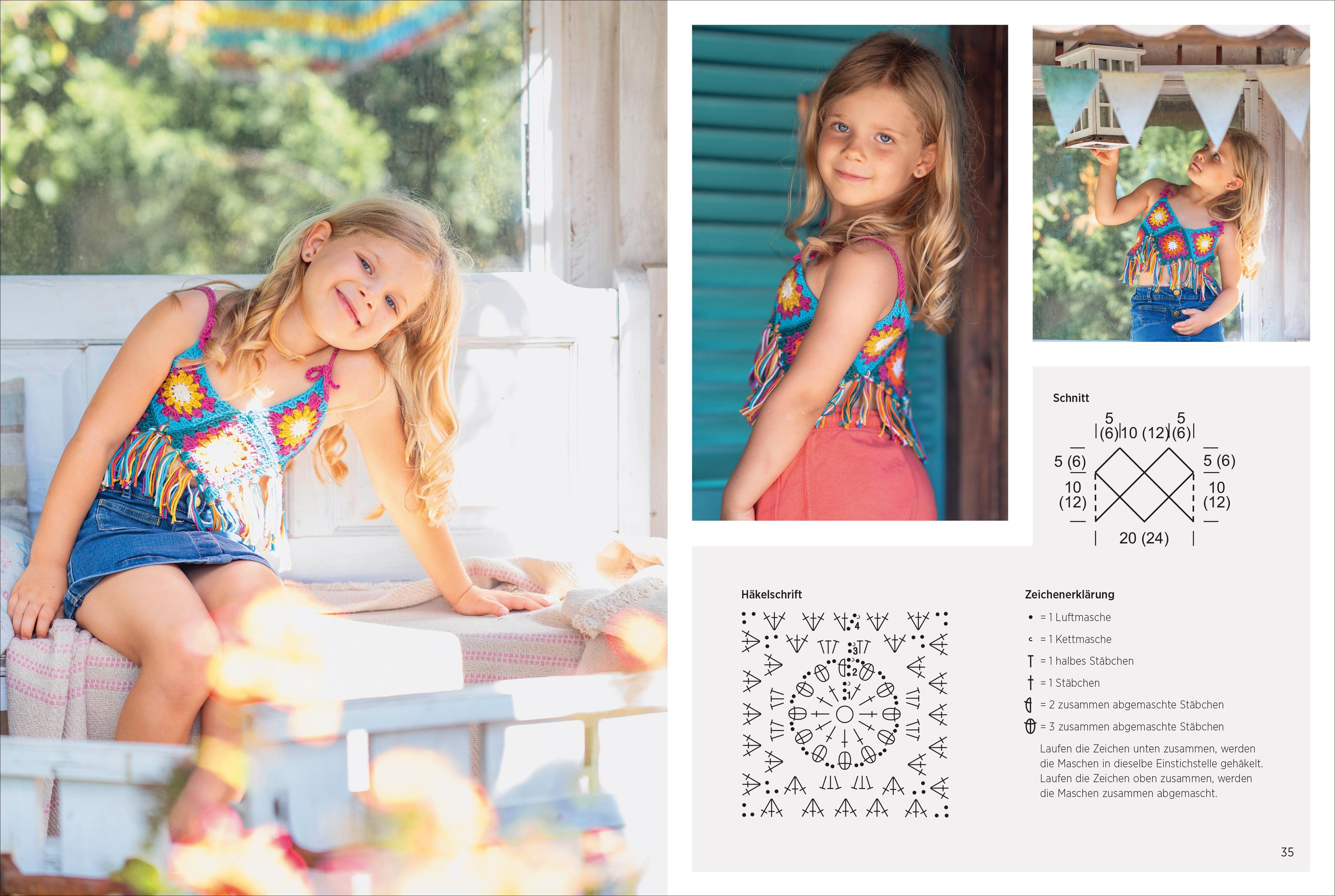 Beispielinhalt (Bild) Granny Squares für die Kleinen