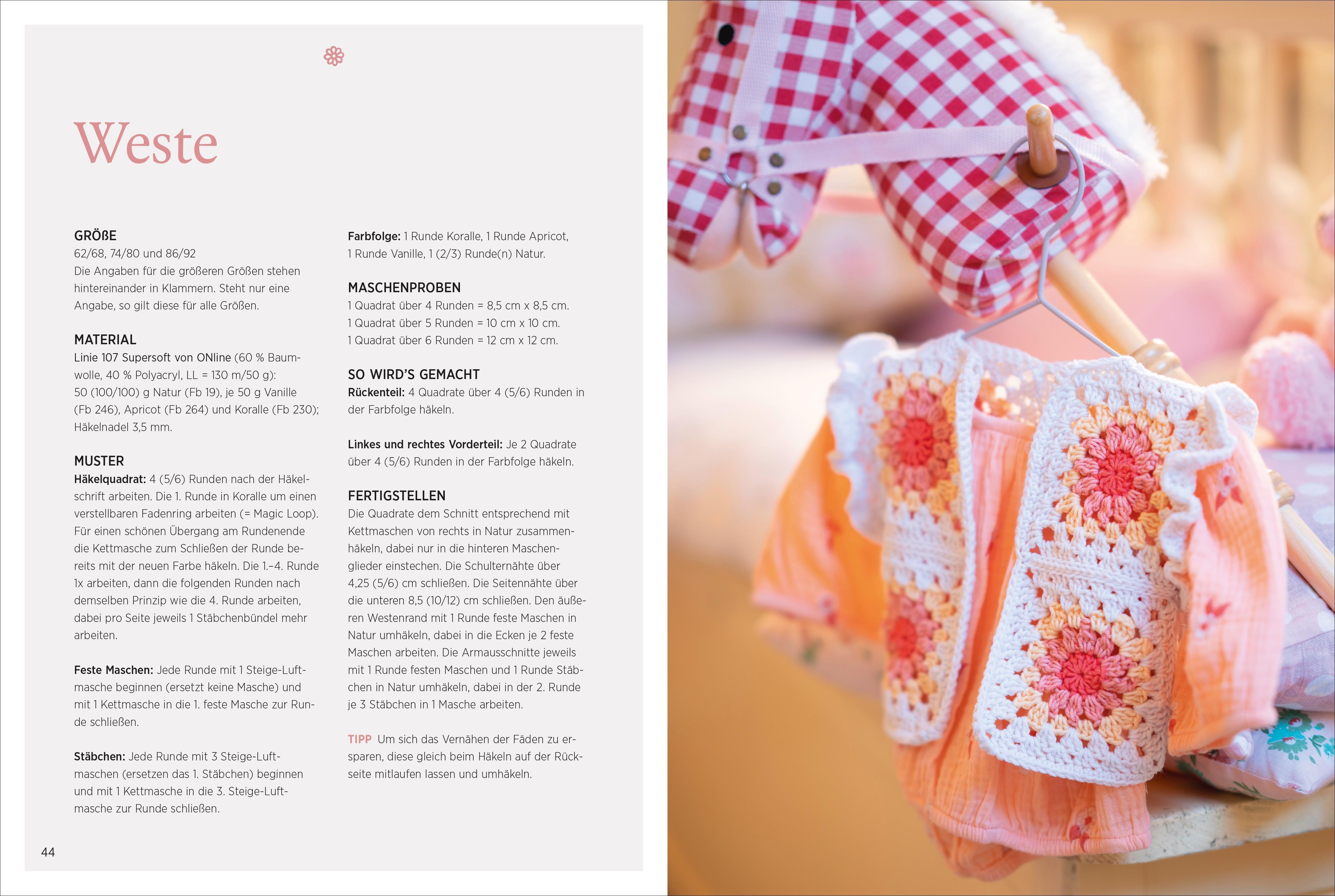 Beispielinhalt (Bild) Granny Squares für die Kleinen