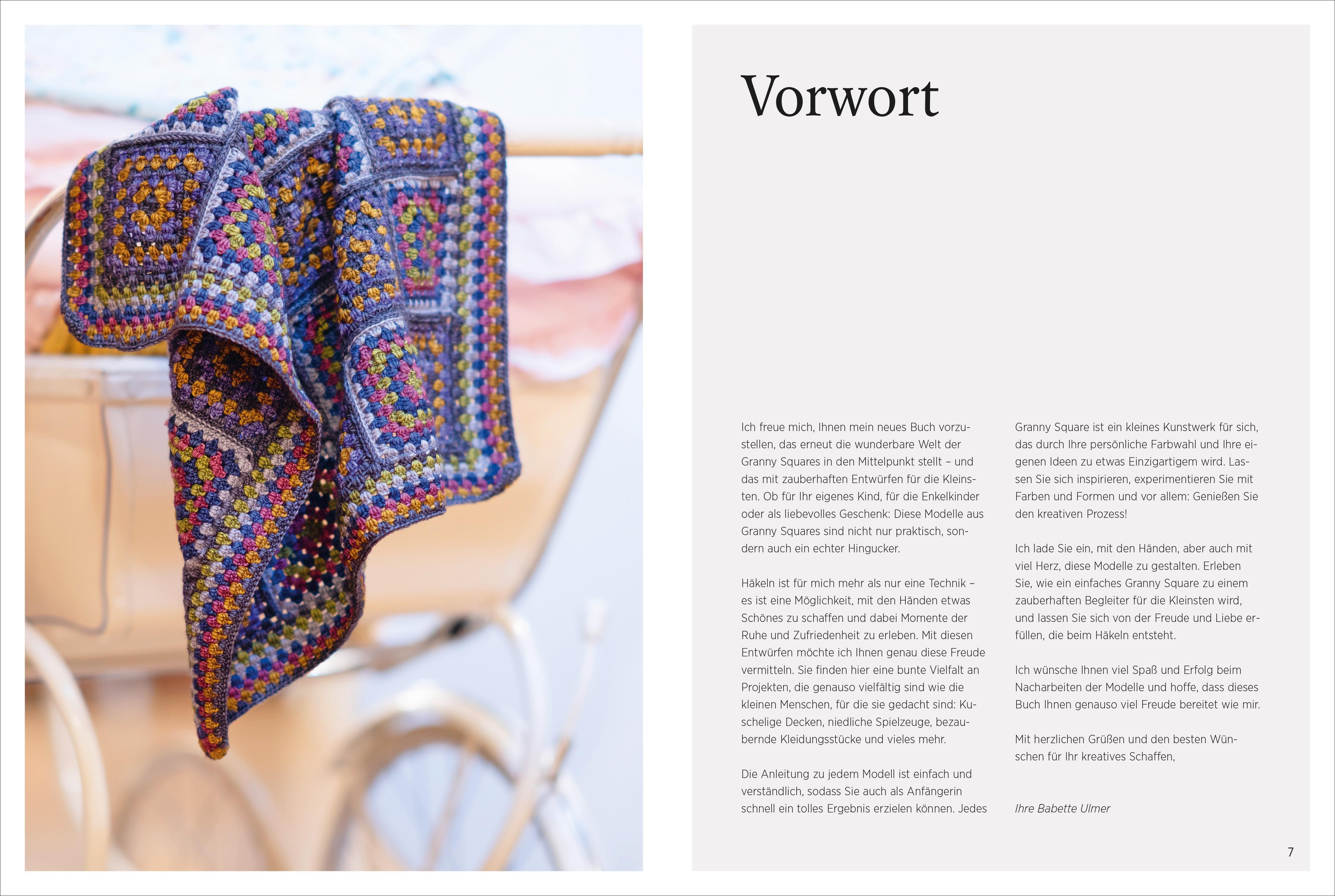 Beispielinhalt (Bild) Granny Squares für die Kleinen