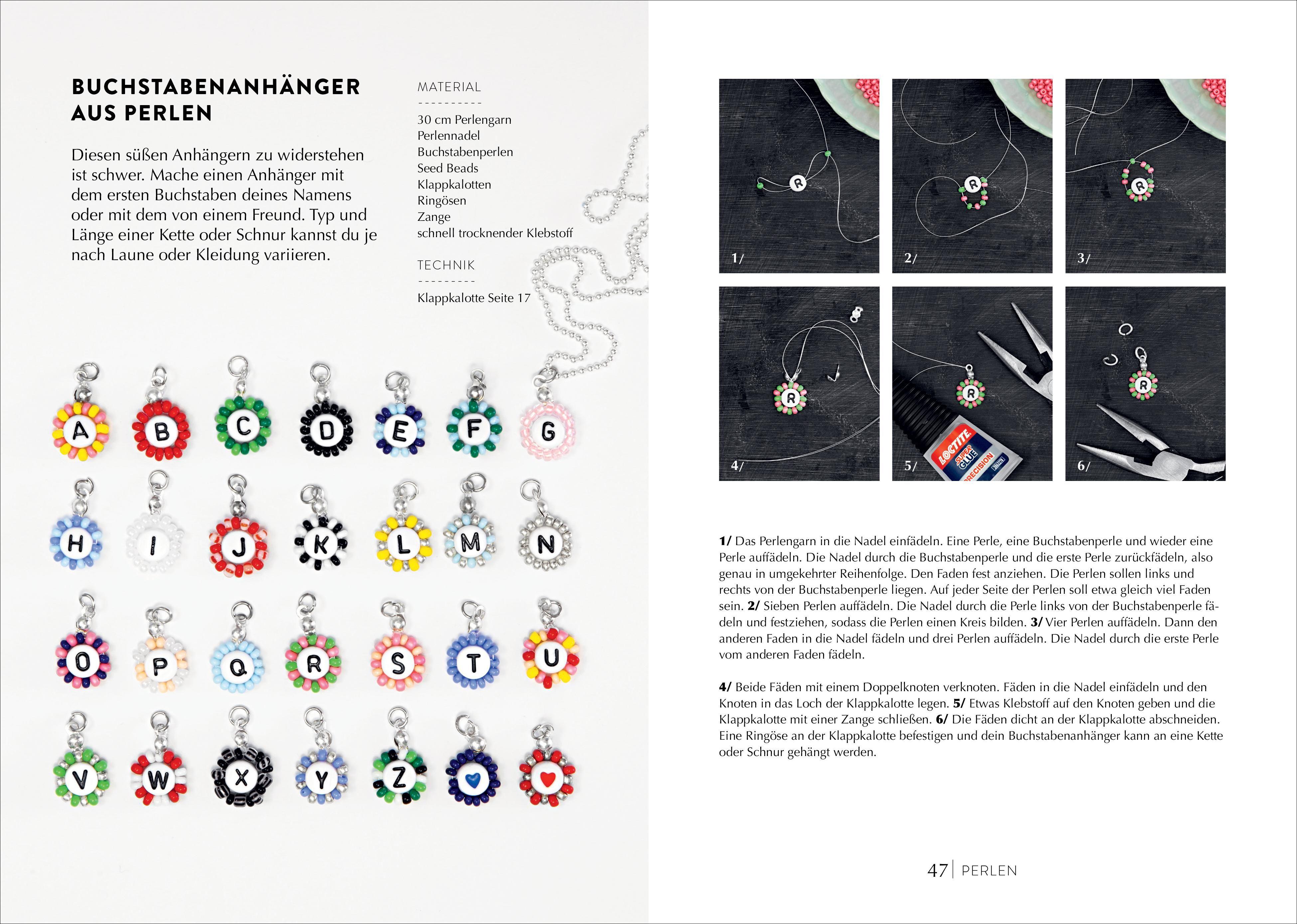 Beispielinhalt (Bild) Ketten handmade