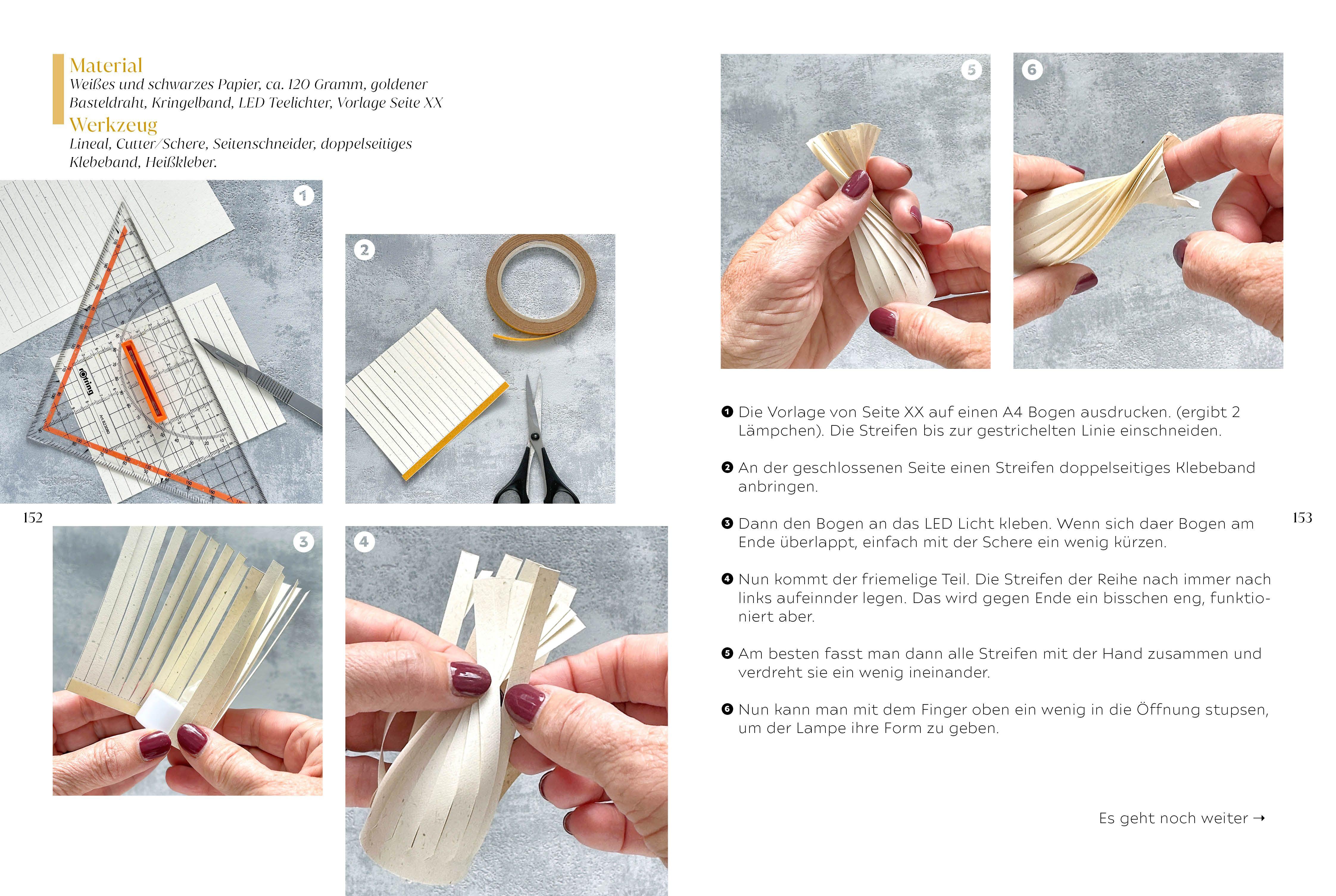 Beispielinhalt (Bild) Kreative Papierdeko