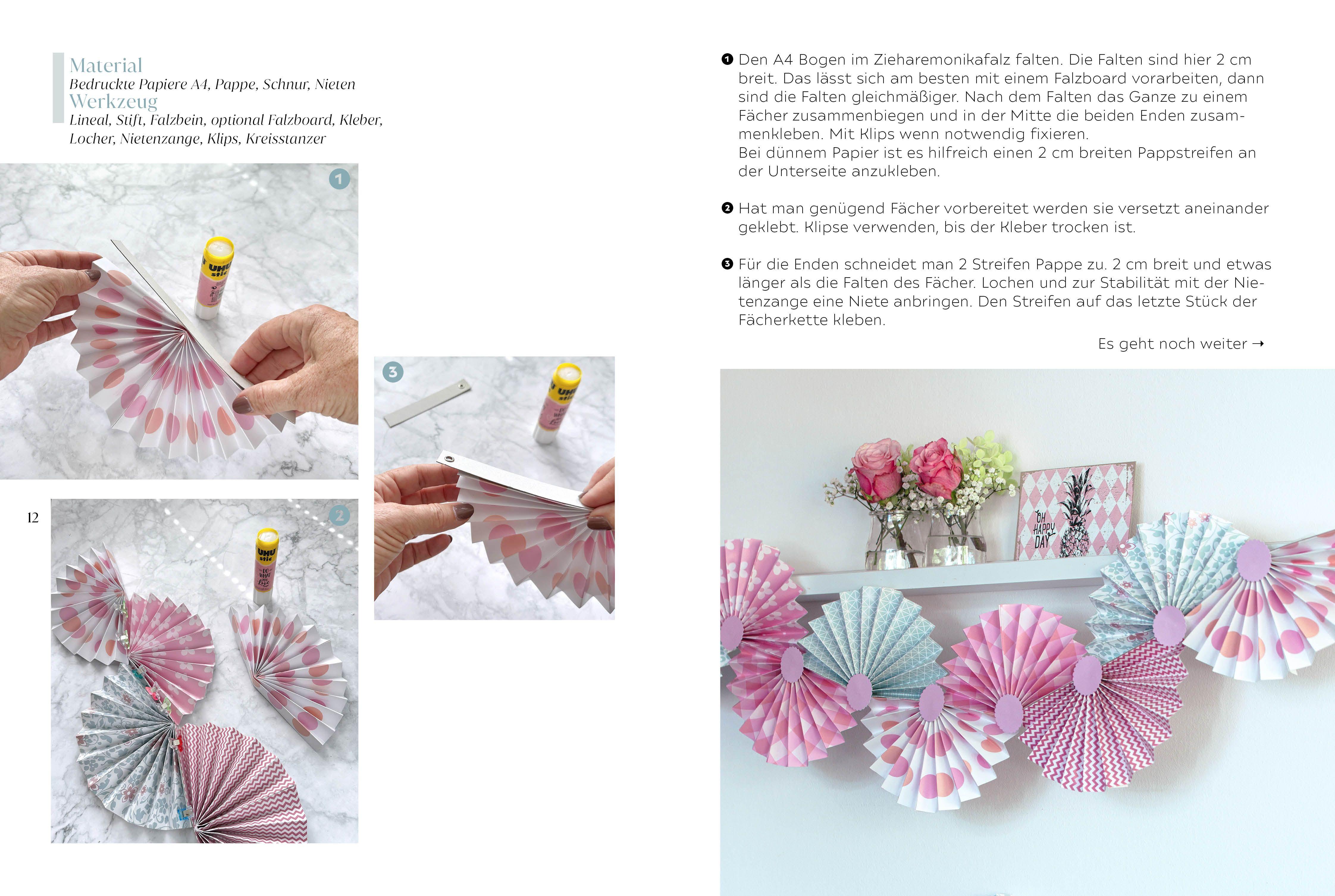 Beispielinhalt (Bild) Kreative Papierdeko