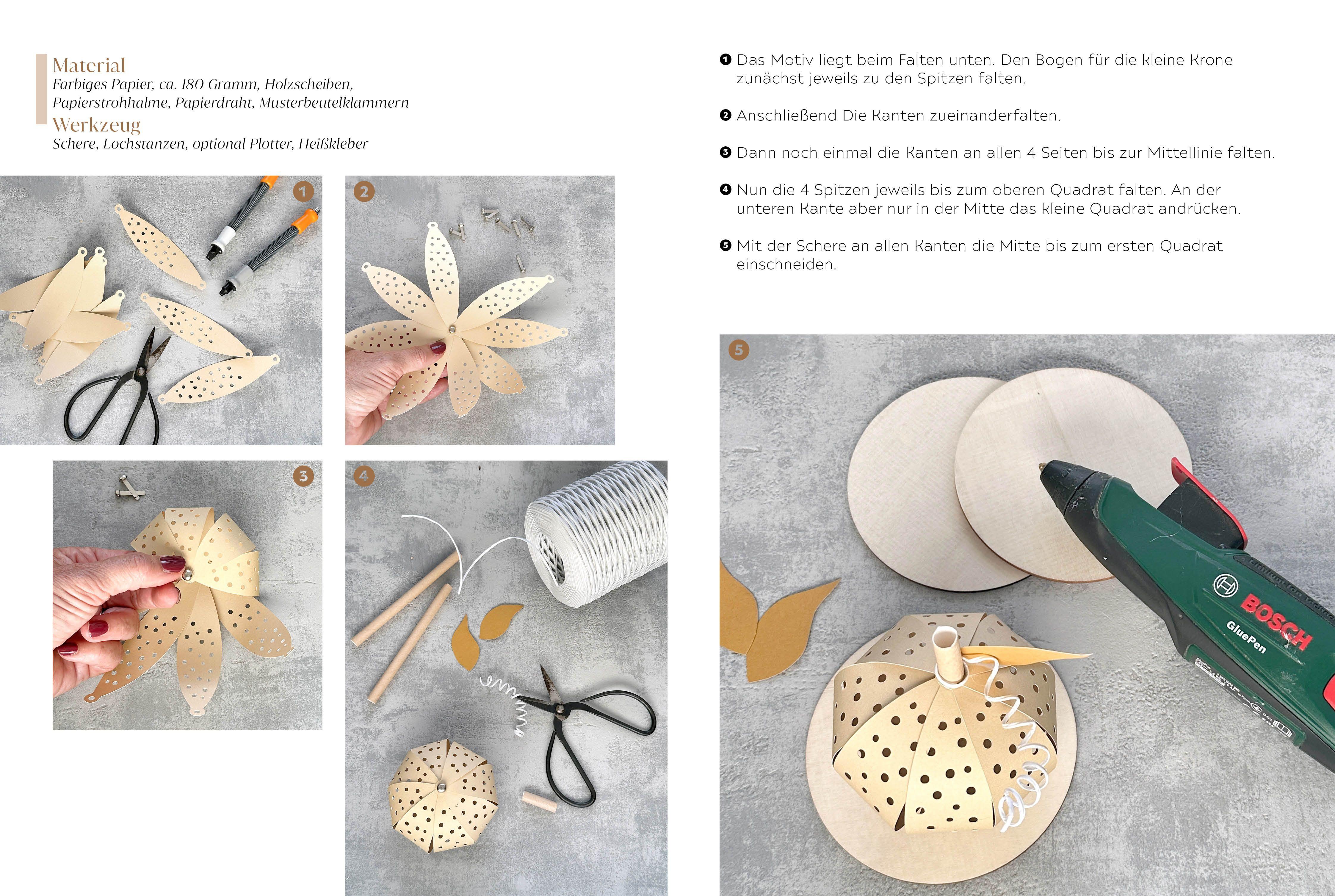 Beispielinhalt (Bild) Kreative Papierdeko