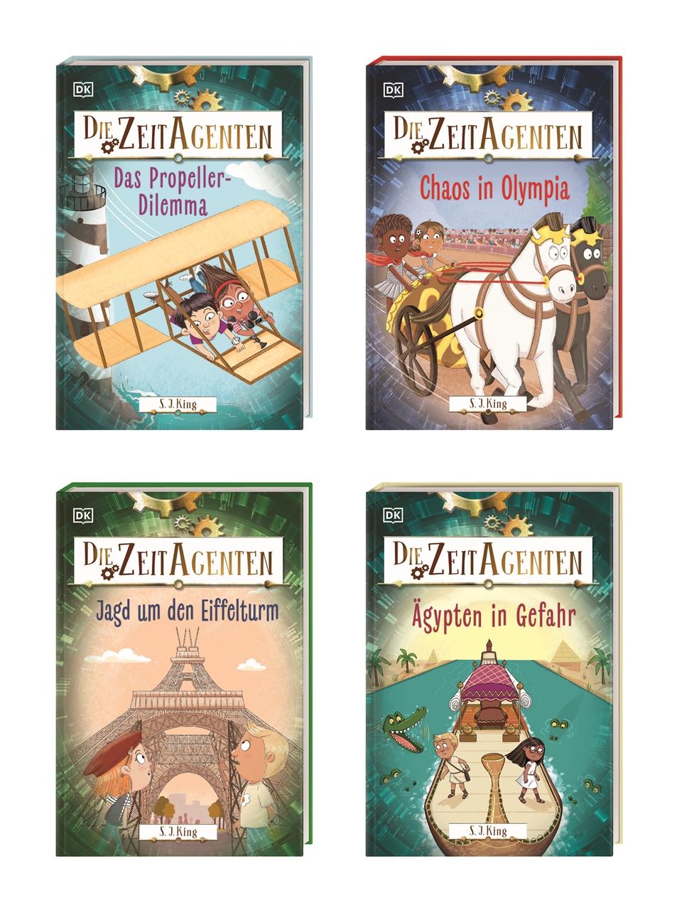 Vorderes Coverbild Die Zeit-Agenten Kennenlern-Paket (4 Bände)