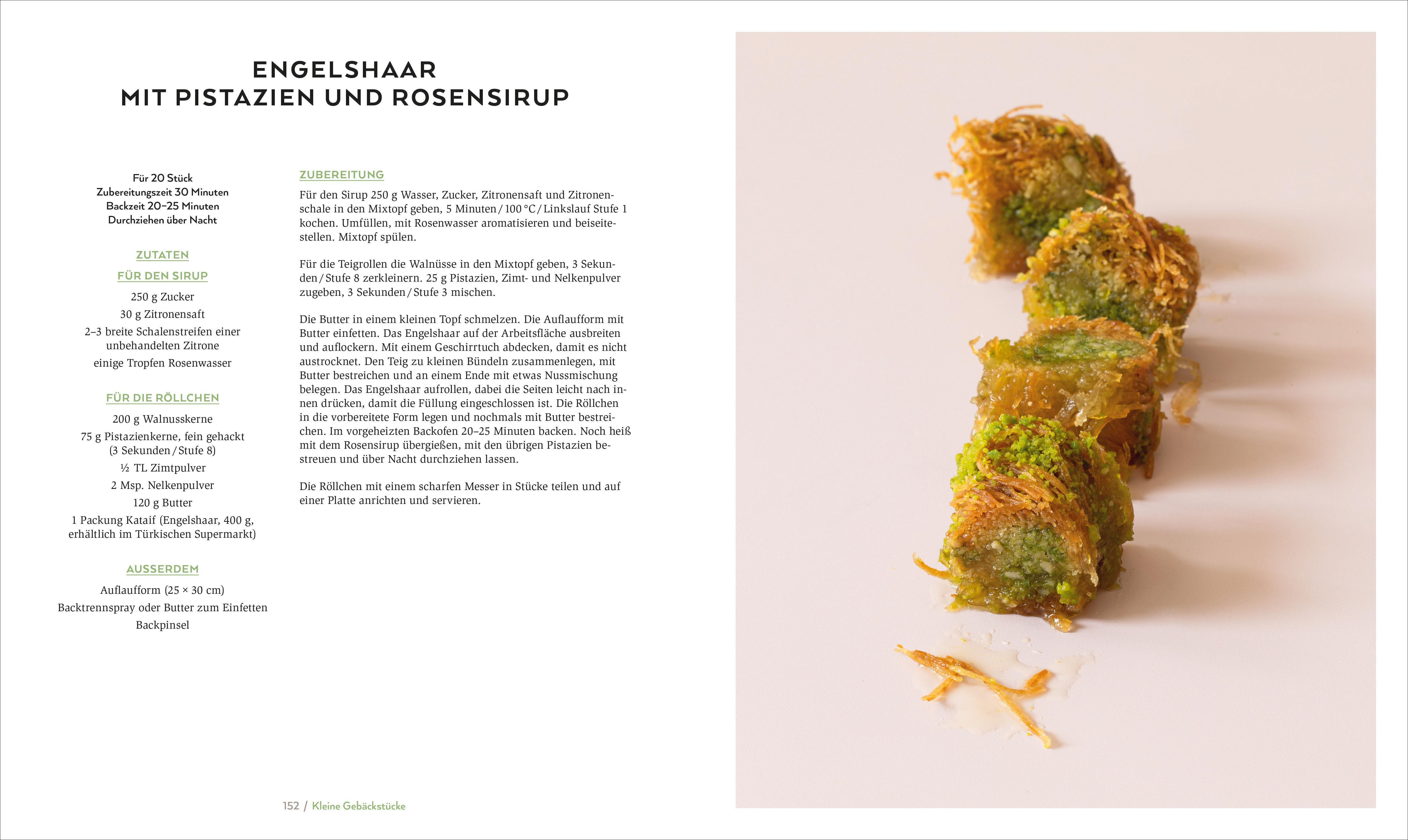 Beispielinhalt (Bild) Patisserie mit dem Thermomix