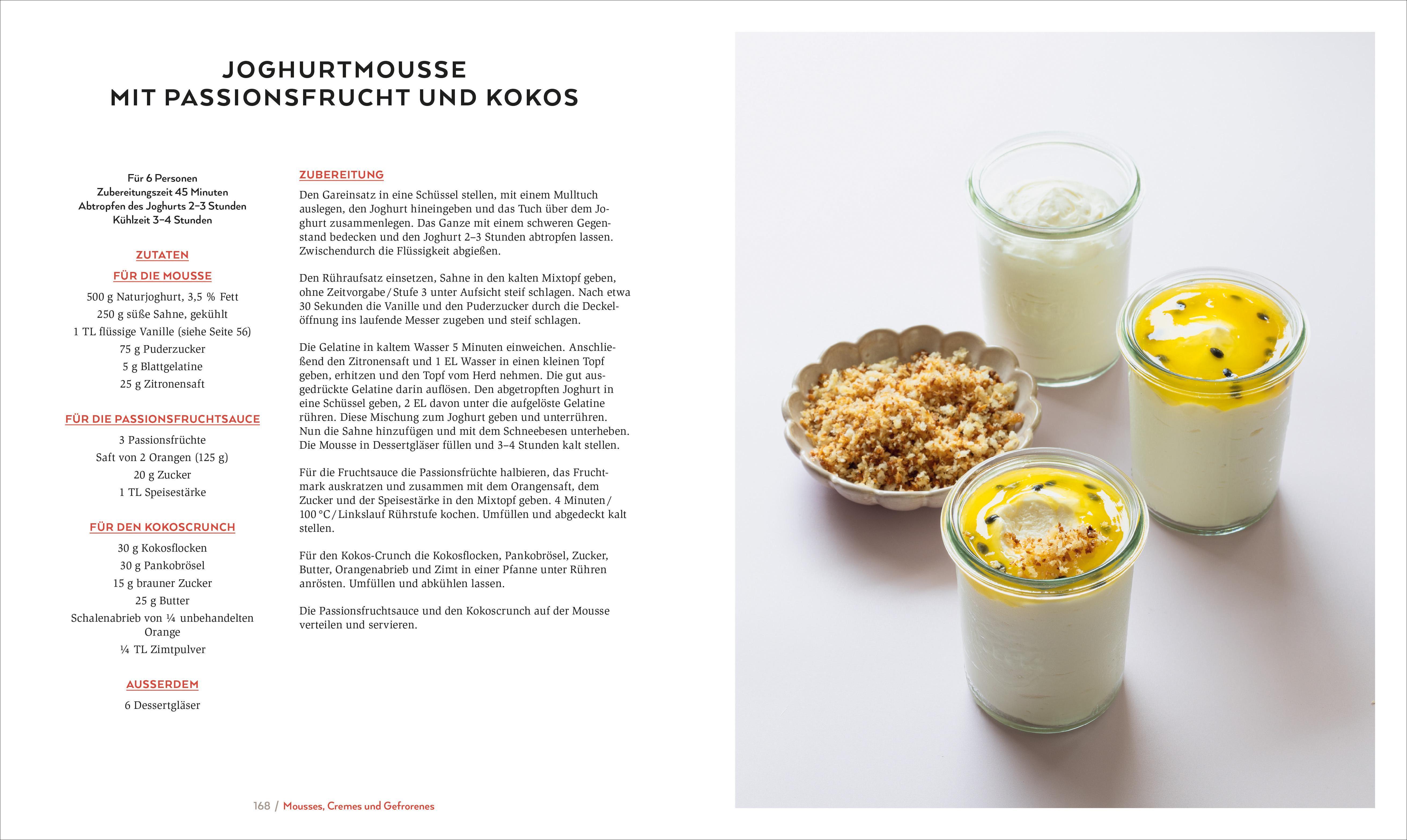 Beispielinhalt (Bild) Patisserie mit dem Thermomix