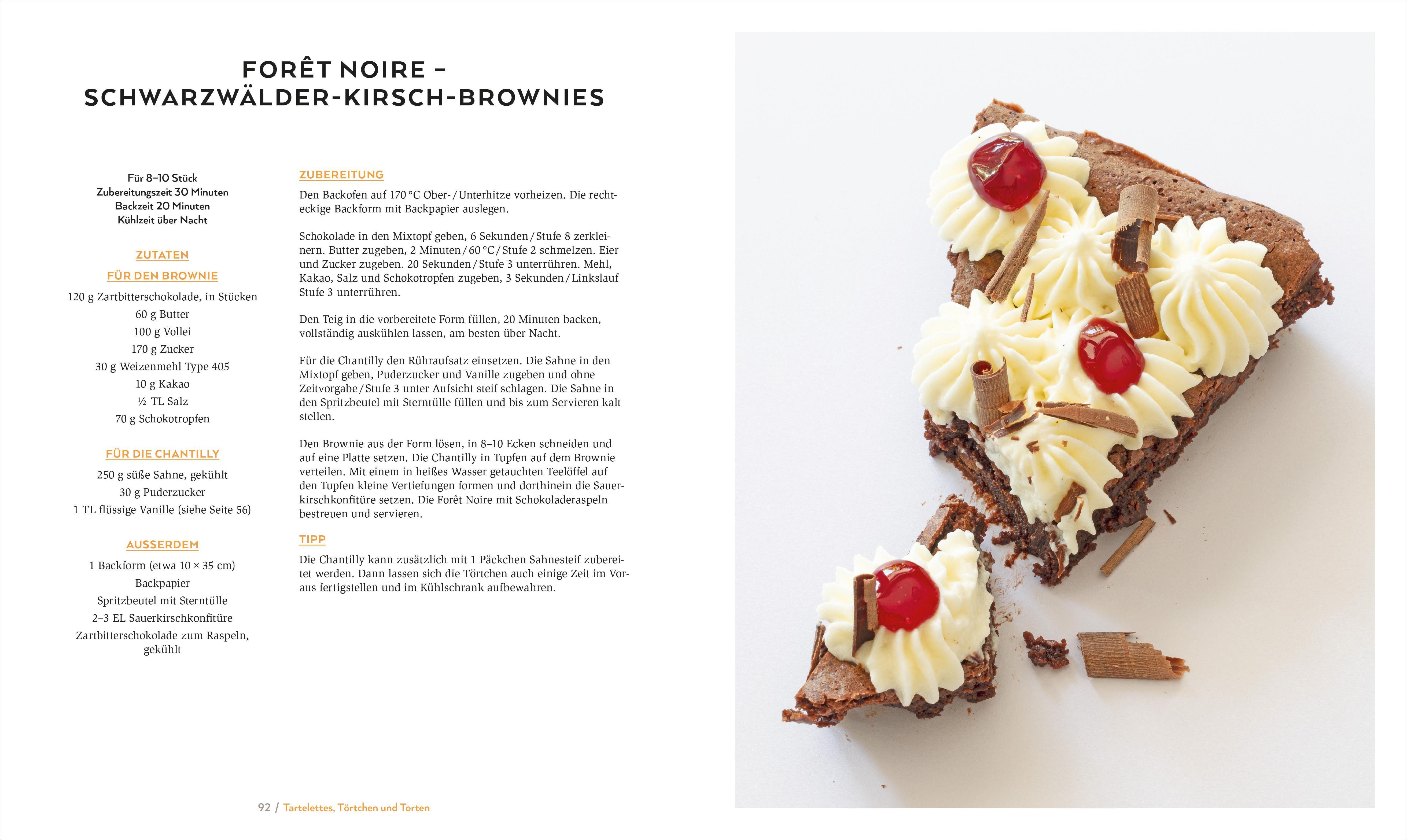 Beispielinhalt (Bild) Patisserie mit dem Thermomix