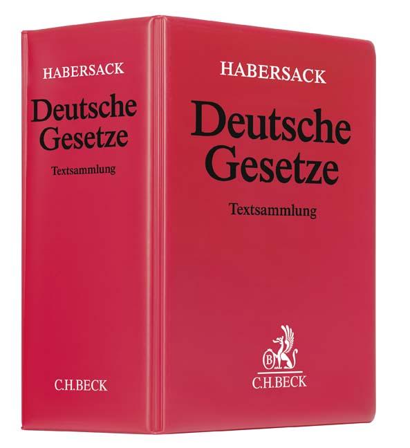 Vorderes Coverbild Deutsche Gesetze (mit Fortsetzungsnotierung). Inkl. 200. Ergänzungslieferung (Mindestlaufzeit 12 Monate)