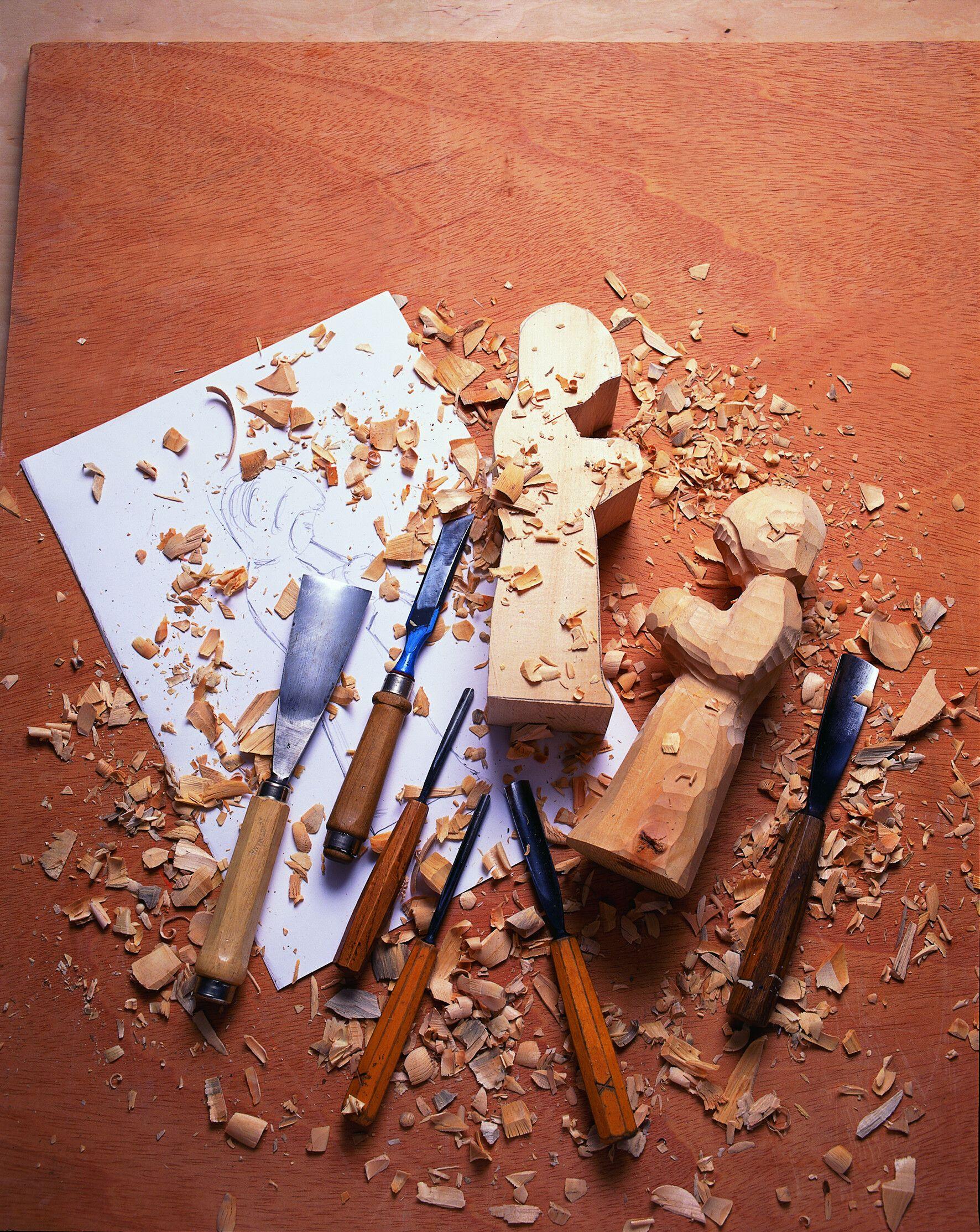 Beispielinhalt (Bild) Schnitzen