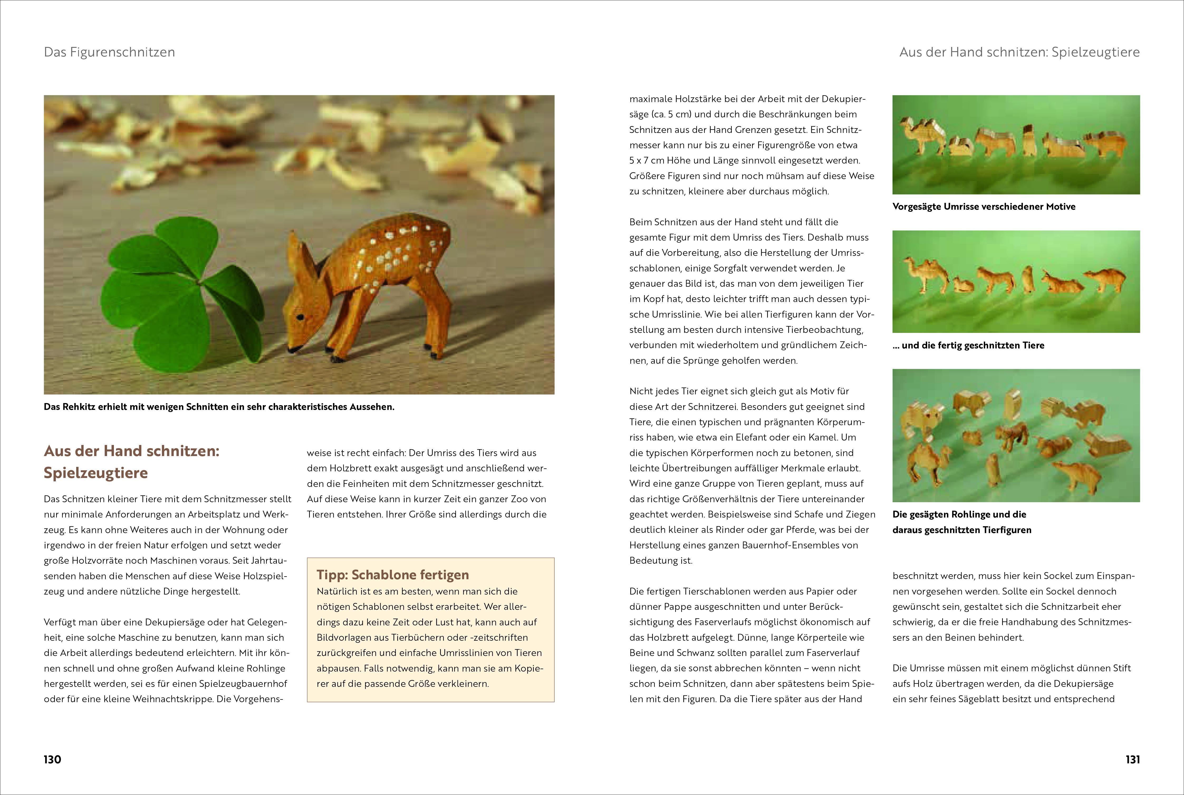 Beispielinhalt (Bild) Schnitzen