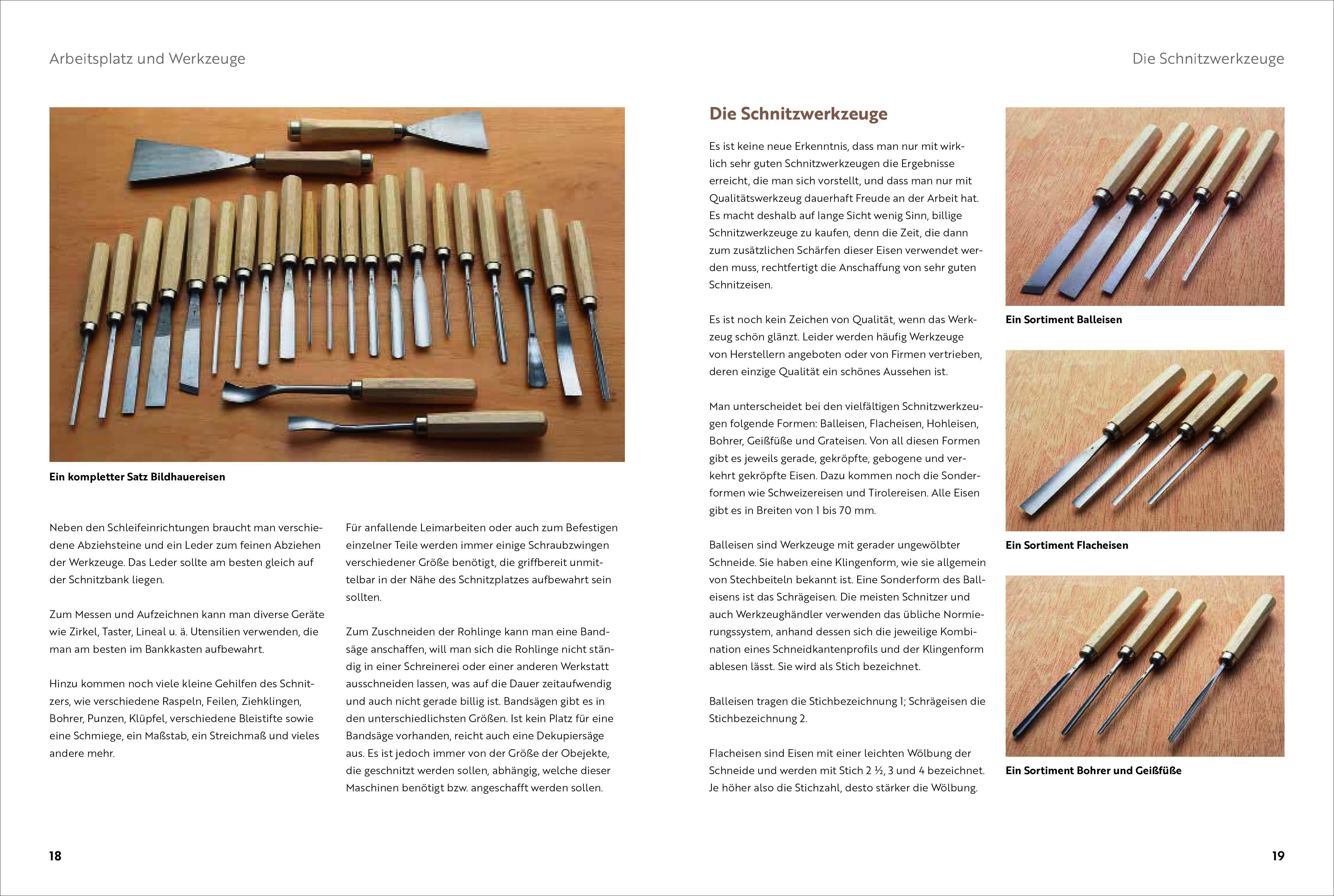 Beispielinhalt (Bild) Schnitzen