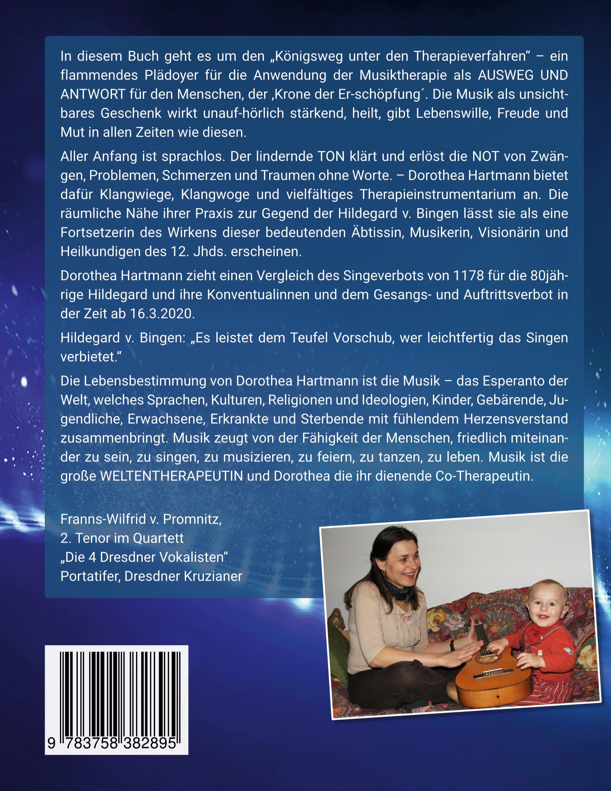 Rückseitencover Ausweg und Antwort Musiktherapie