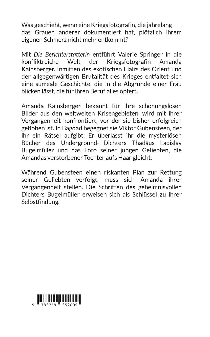 Rückseitencover Die Berichterstatterin