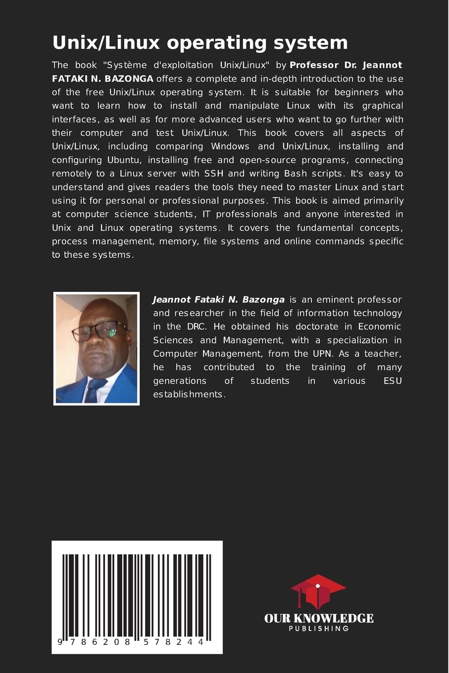 Rückseitencover Unix/Linux operating system