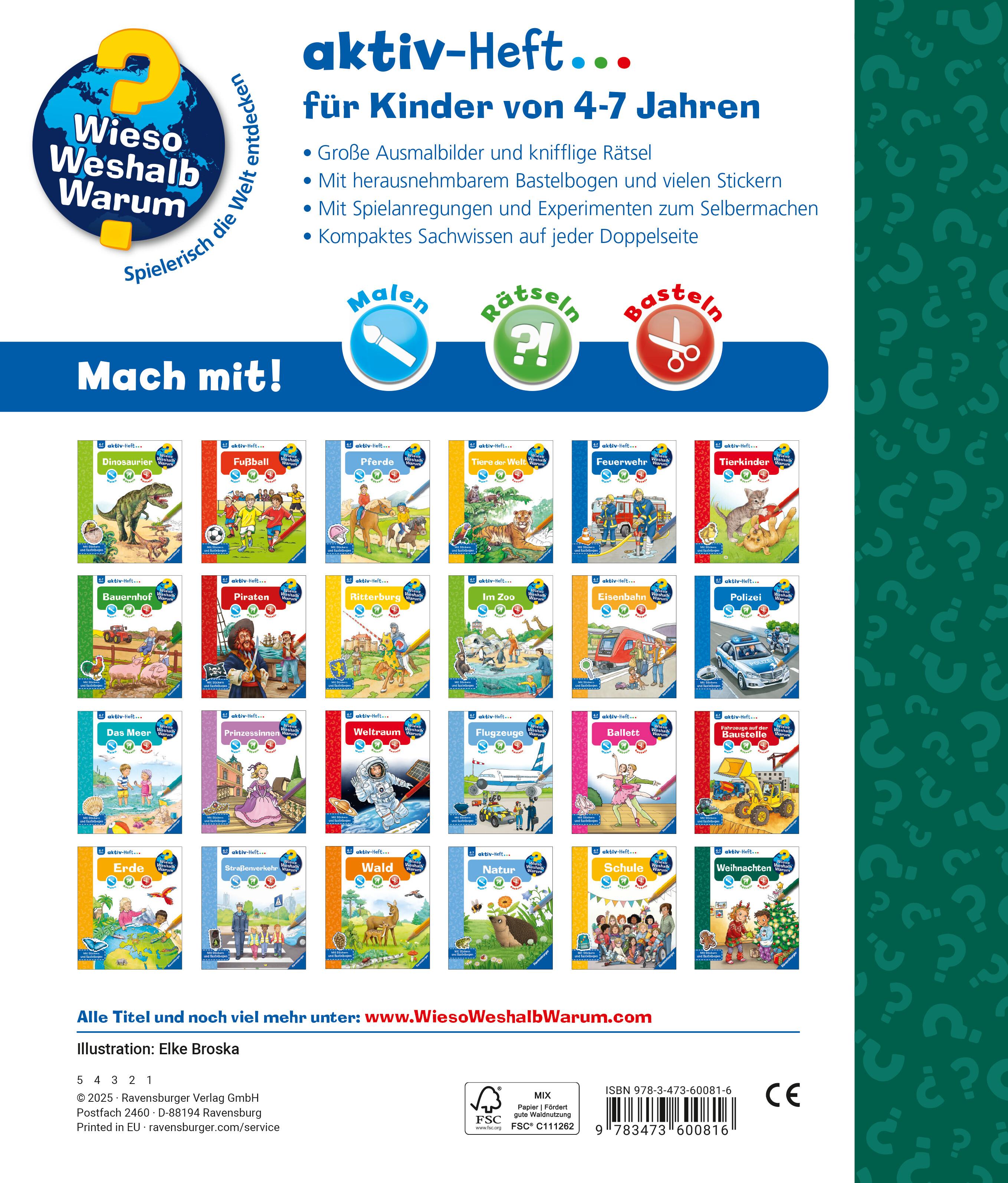 Rückseitencover Wieso? Weshalb? Warum? aktiv-Heft - Weihnachten