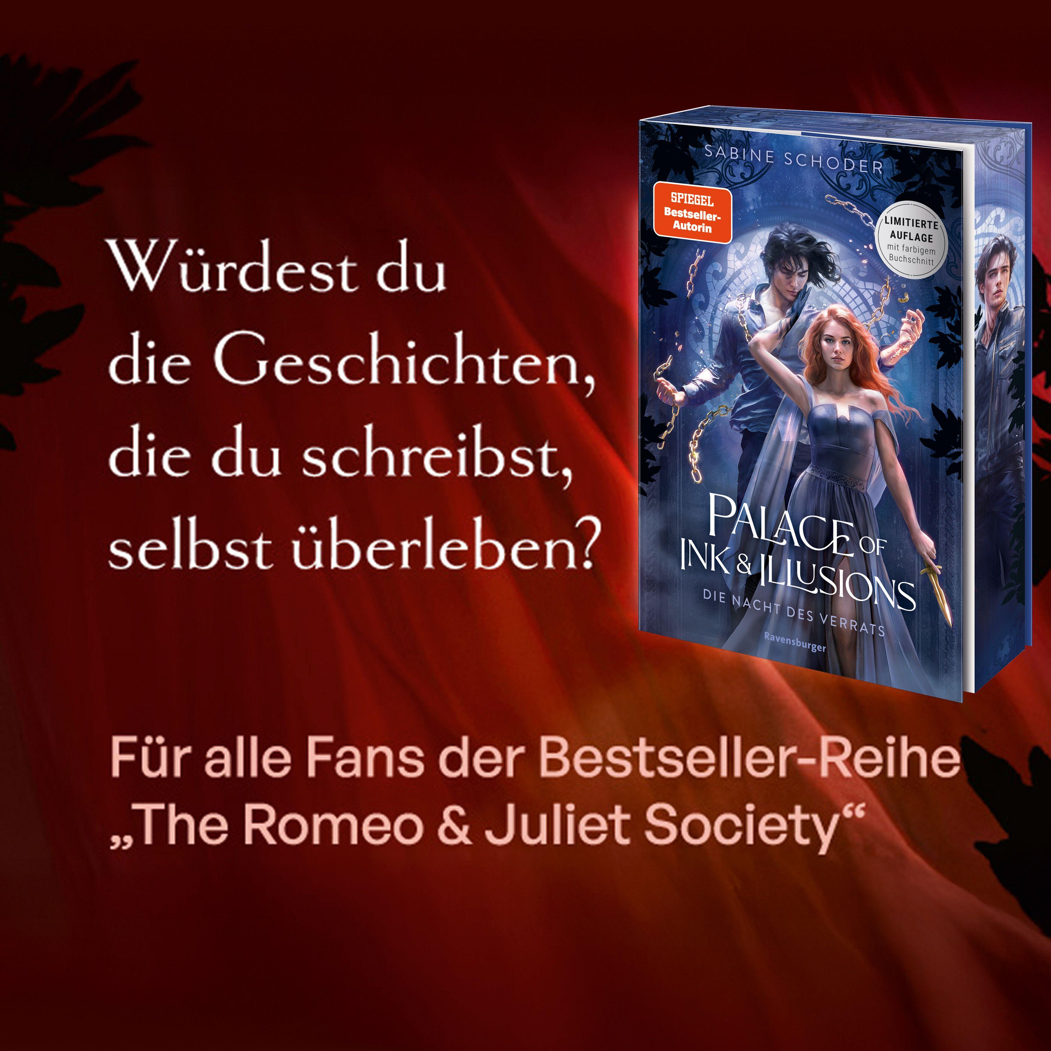 Beispielinhalt (Bild) Palace of Ink & Illusions, Band 2: Die Nacht des Verrats (Knisternde Romantasy von SPIEGEL-Bestsellerautorin Sabine Schoder)
